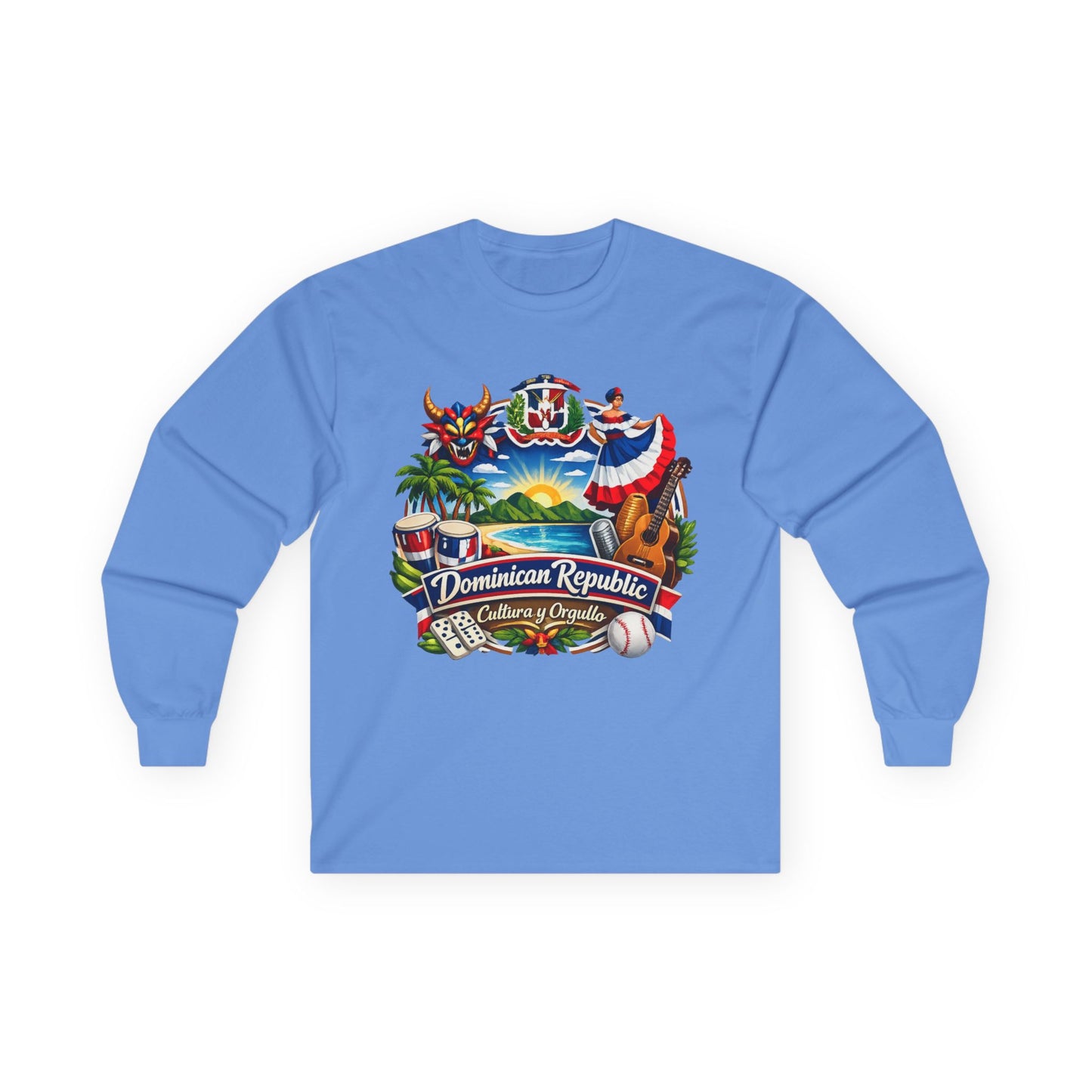 Dominican Republic Vintage Travel Long Sleeve Tee