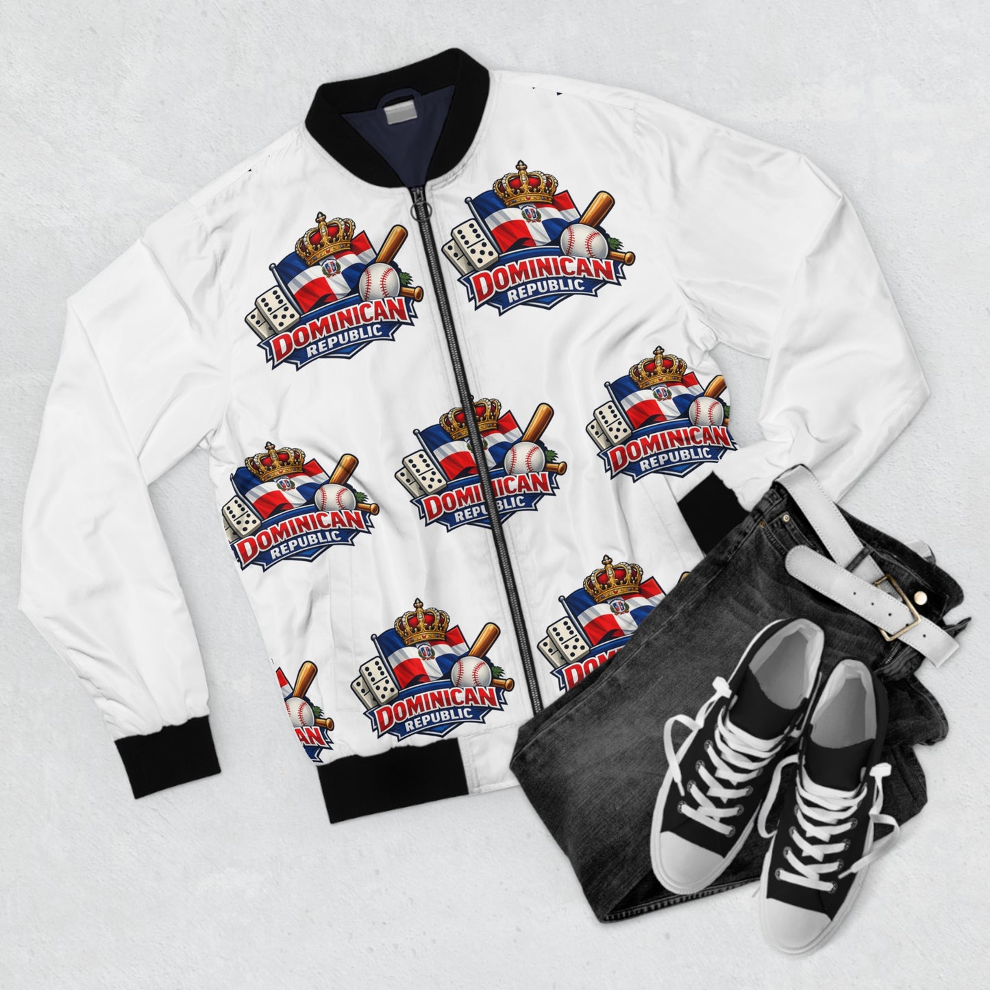 Dominican Republic Baseball Bomber Jacket