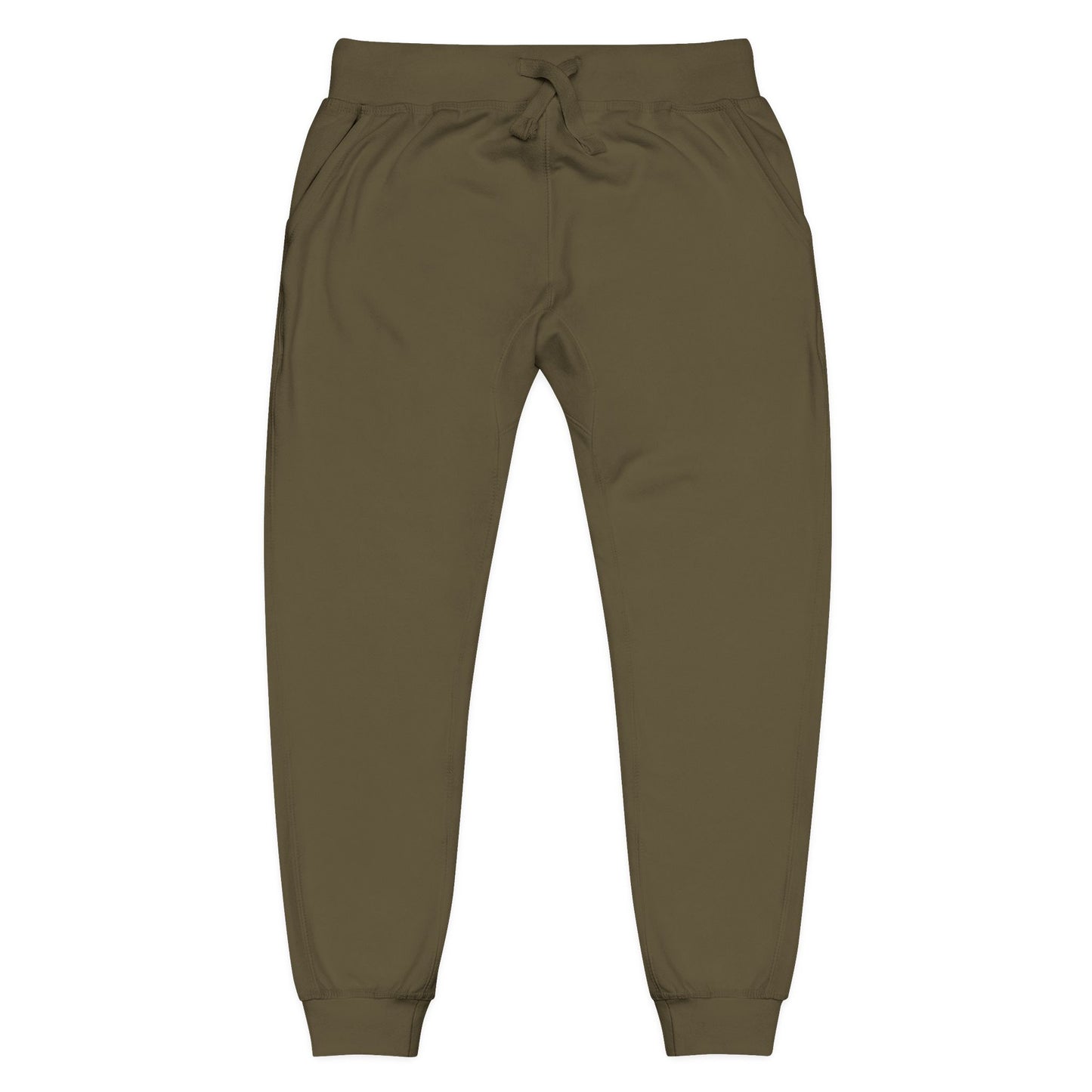 Embroidered Monogram Fleece Sweatpants — Cozy Coral Joggers