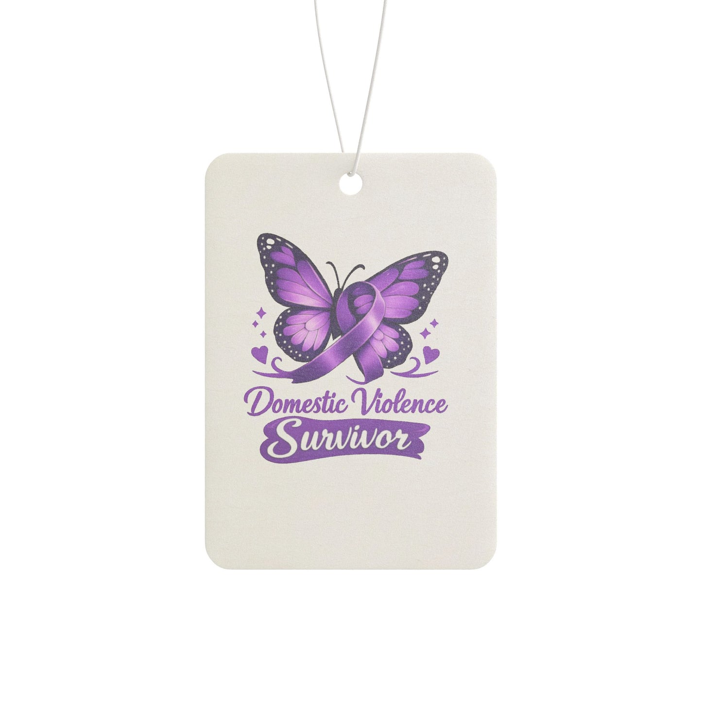 Purple Butterfly “Domestic Violence Survivor” Scented Air Freshener