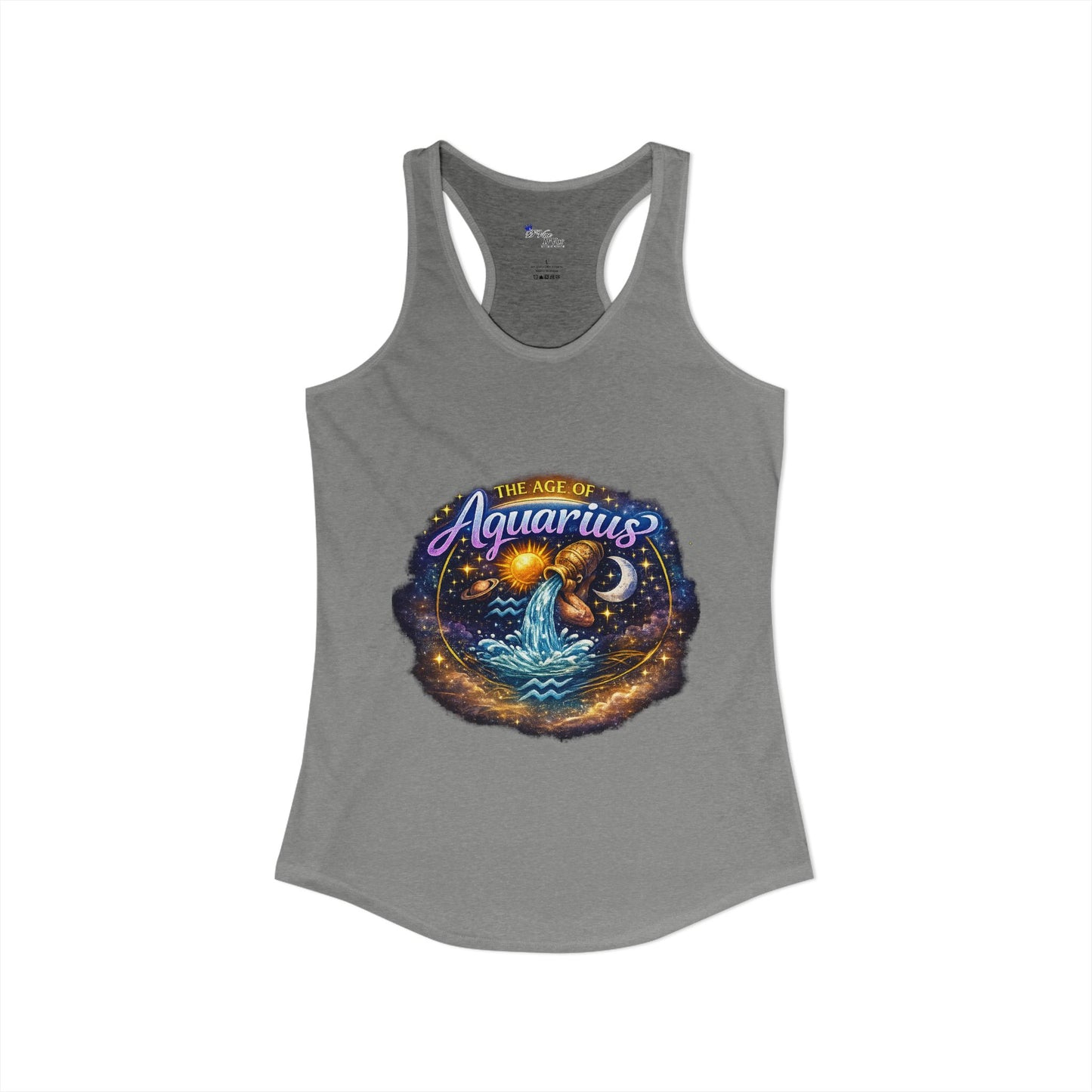 Womens Age of aqaurius Racerback Tank