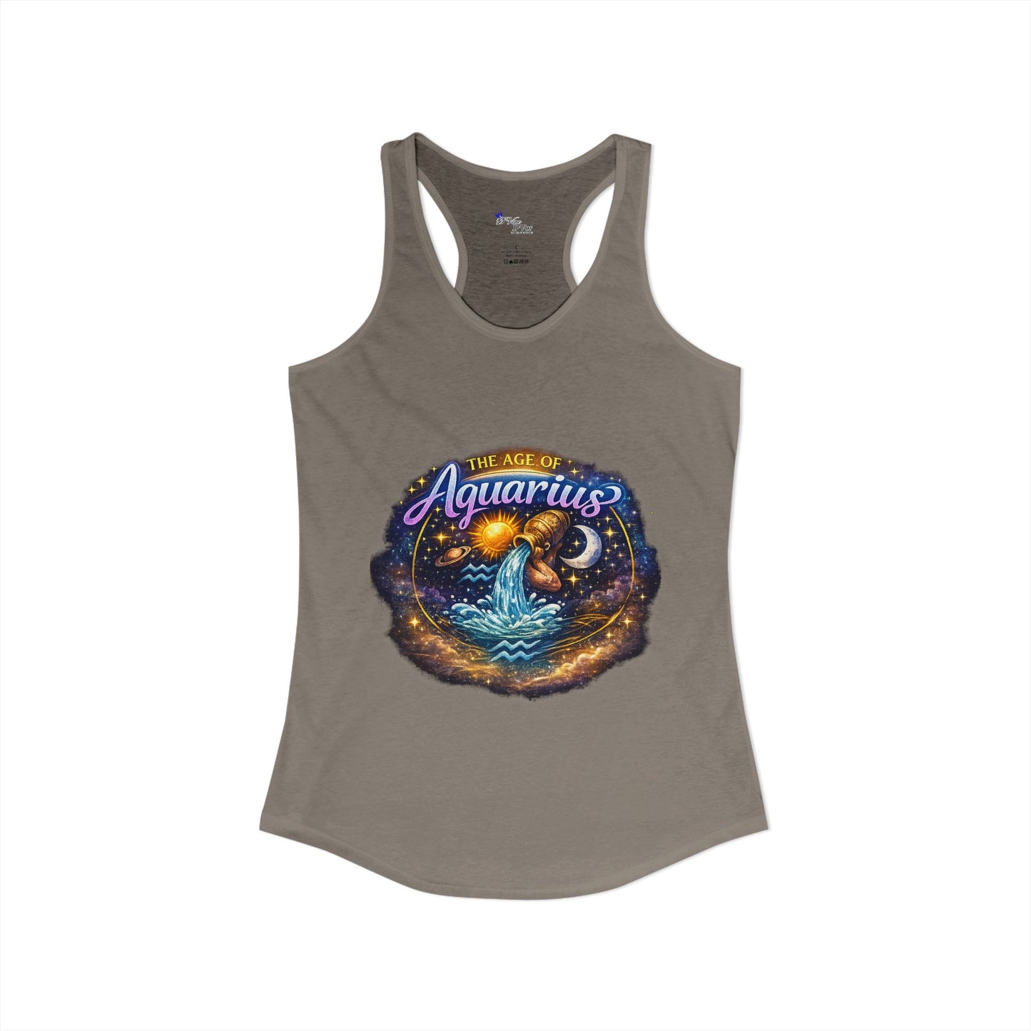 Womens Age of aqaurius Racerback Tank