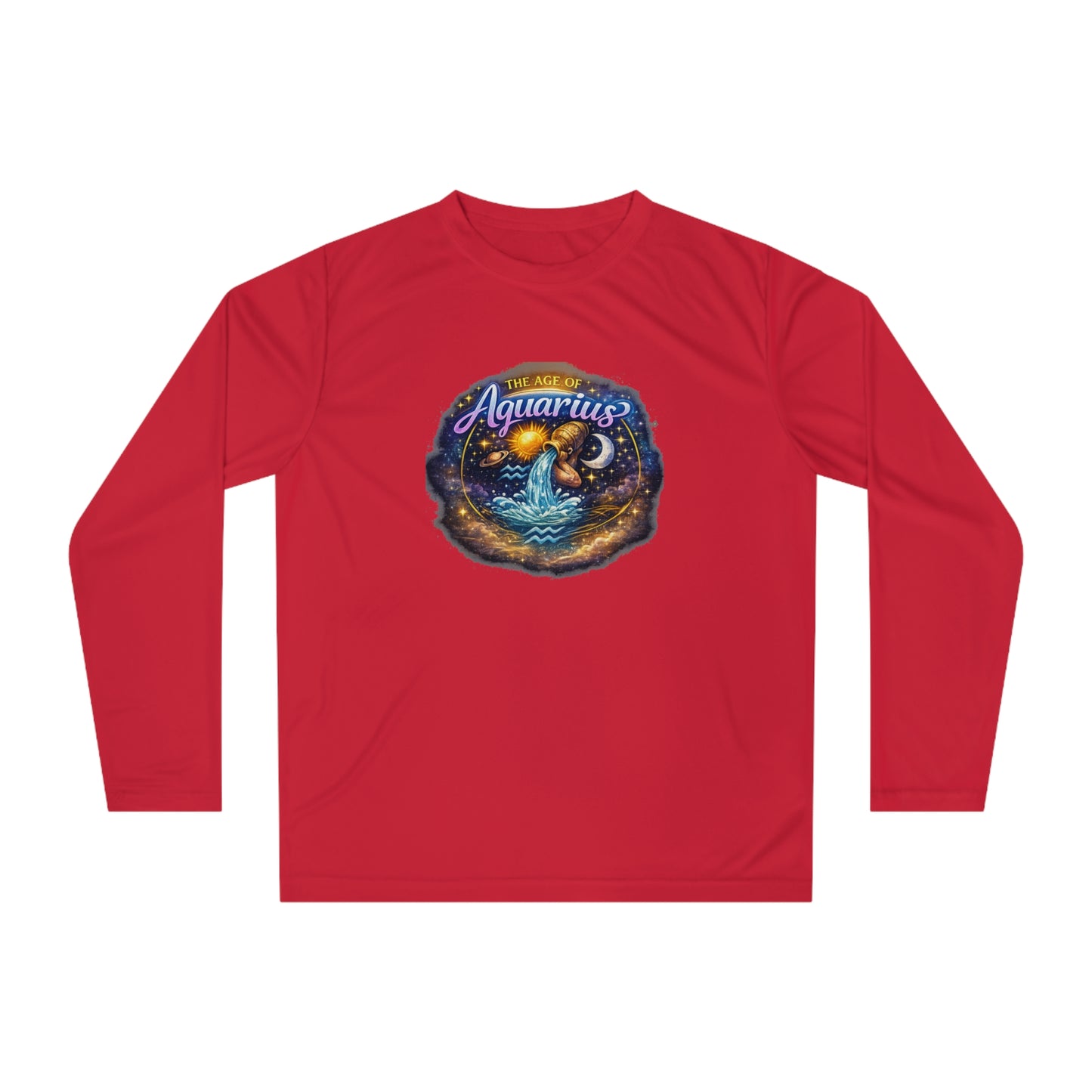 Aquarius Zodiac Long Sleeve Shirt