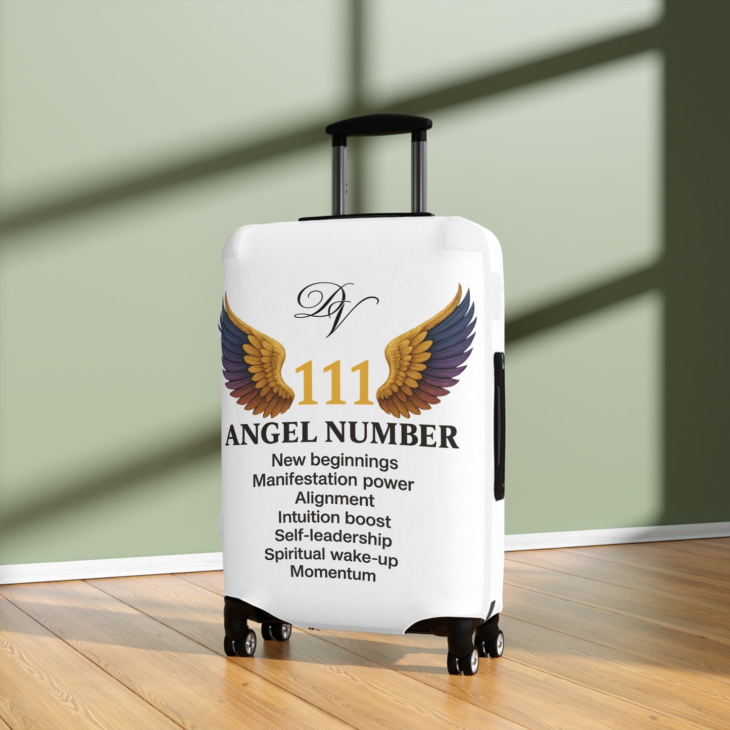 111 Angel Number Luggage Cover