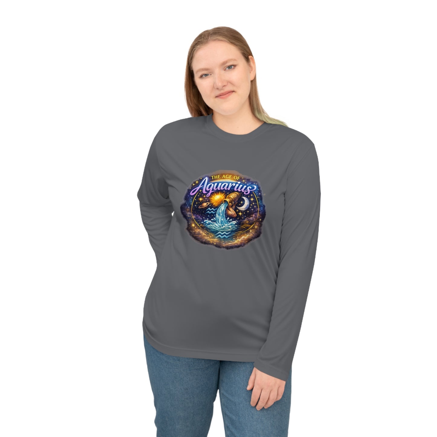 Aquarius Zodiac Long Sleeve Shirt