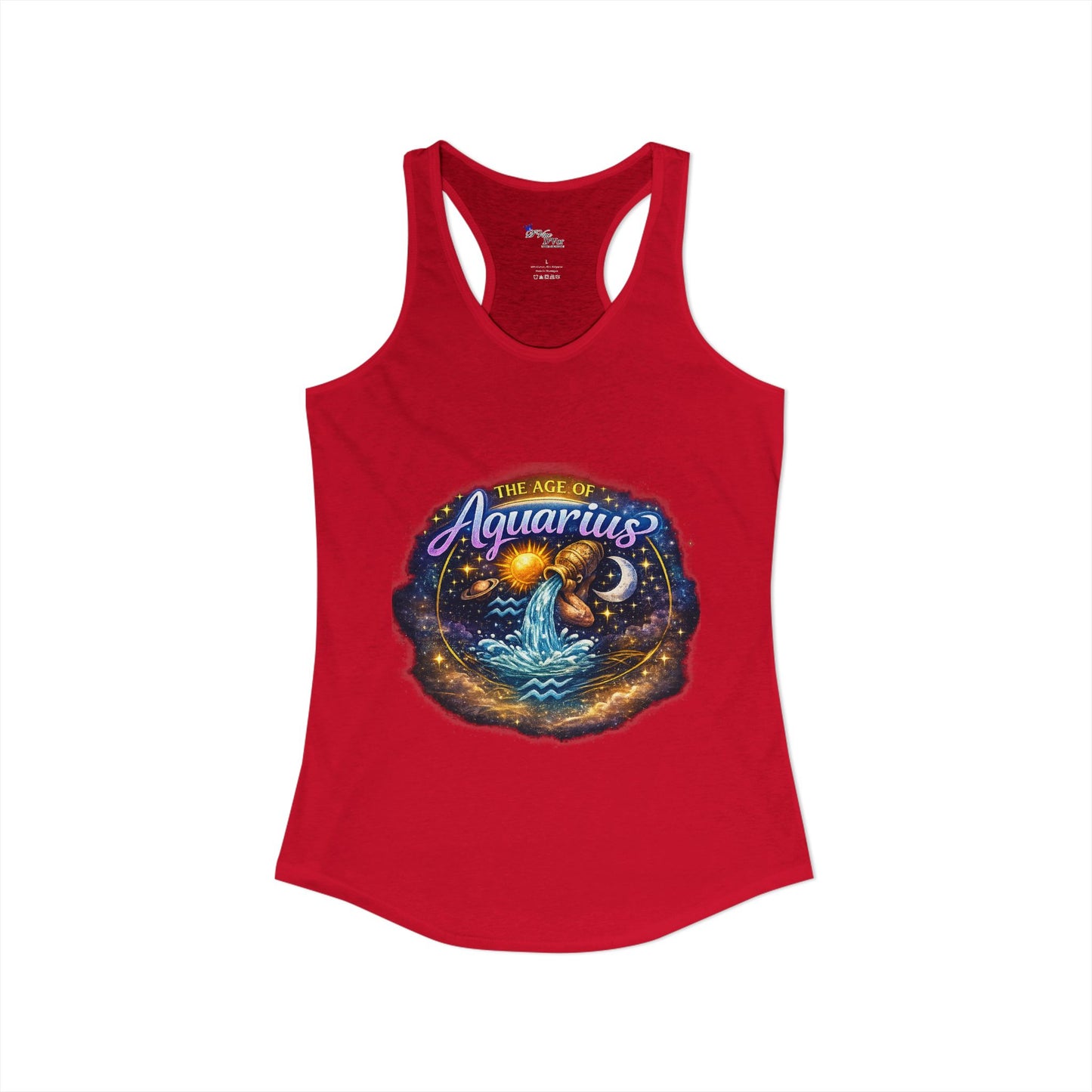 Womens Age of aqaurius Racerback Tank