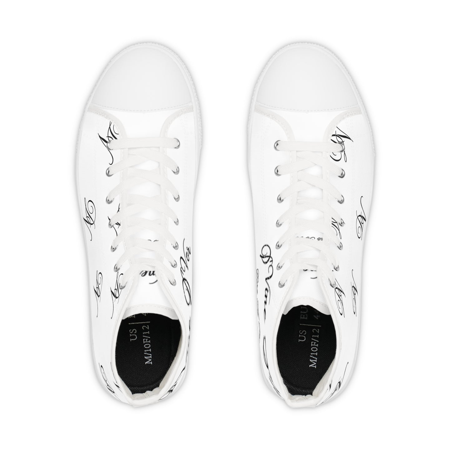 DVine DVor  DV Monogram Script High Top Men Sneakers