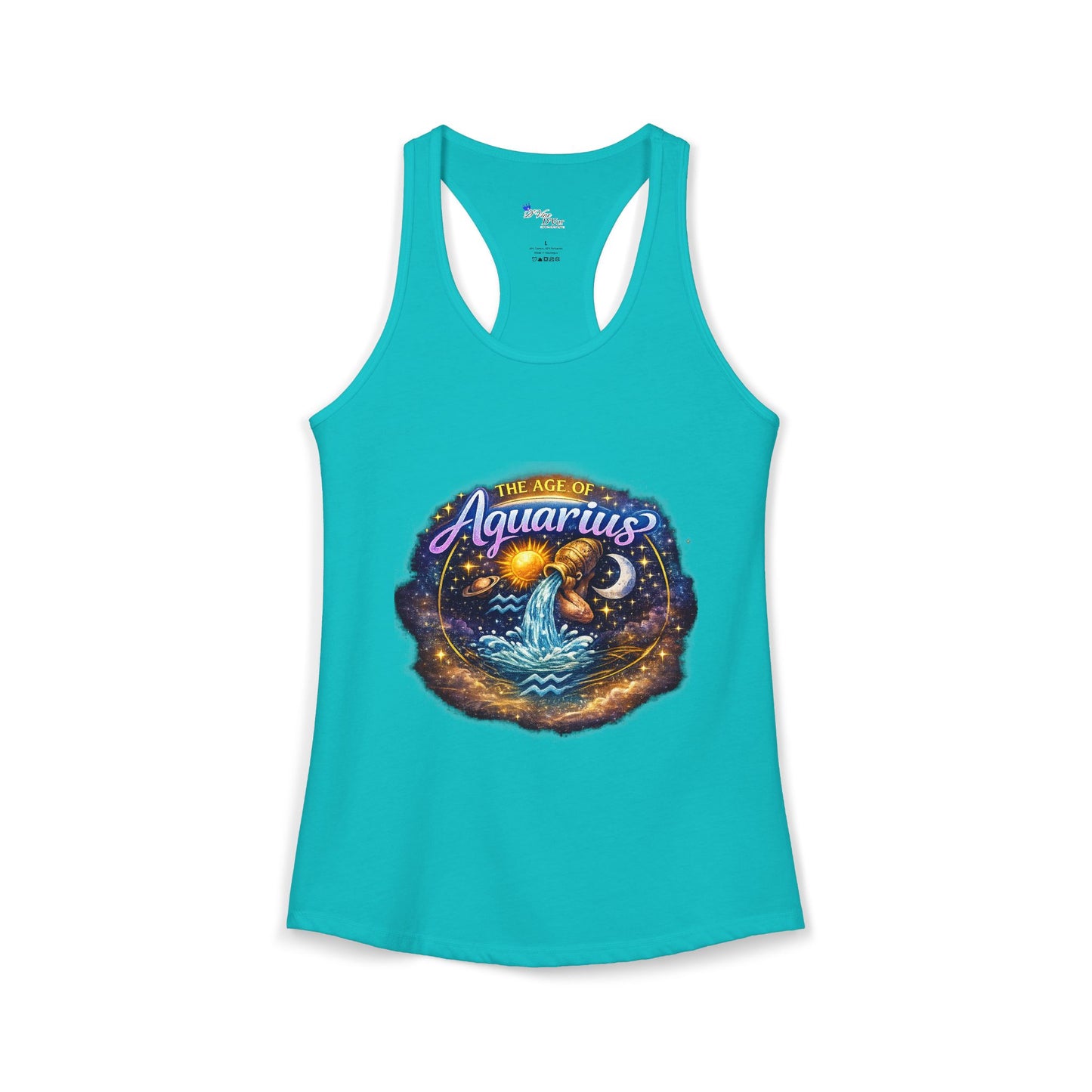 Womens Age of aqaurius Racerback Tank