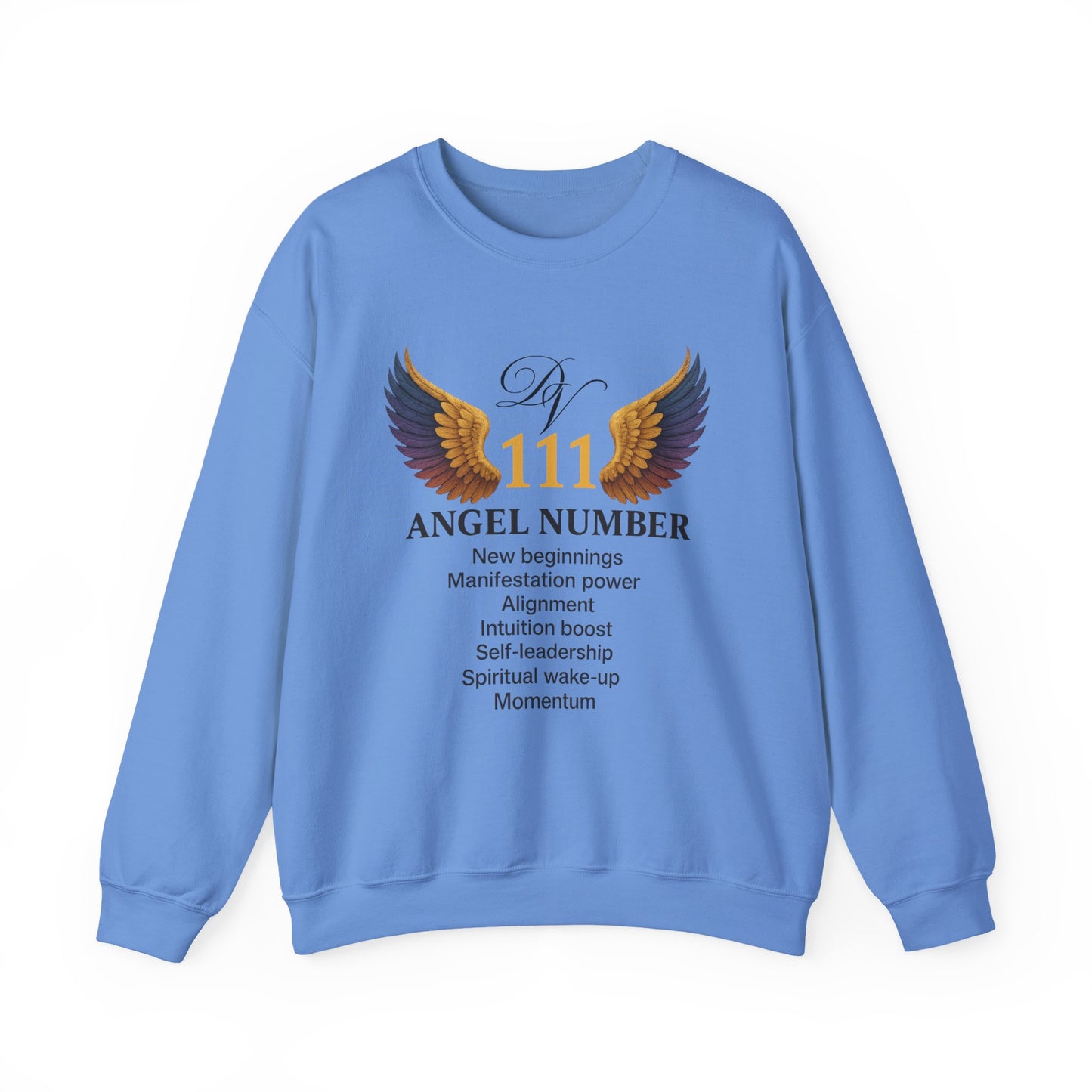 Angel Number 111 Spiritual Awakening Crewneck Manifestation & Alignment