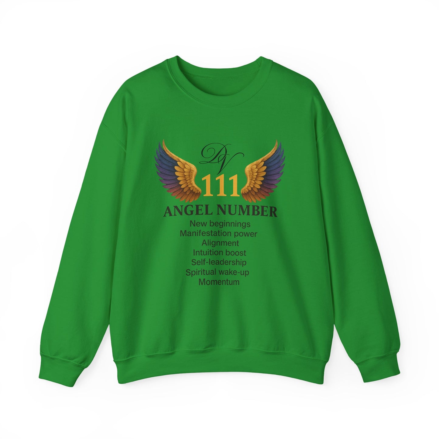 Angel Number 111 Spiritual Awakening Crewneck Manifestation & Alignment