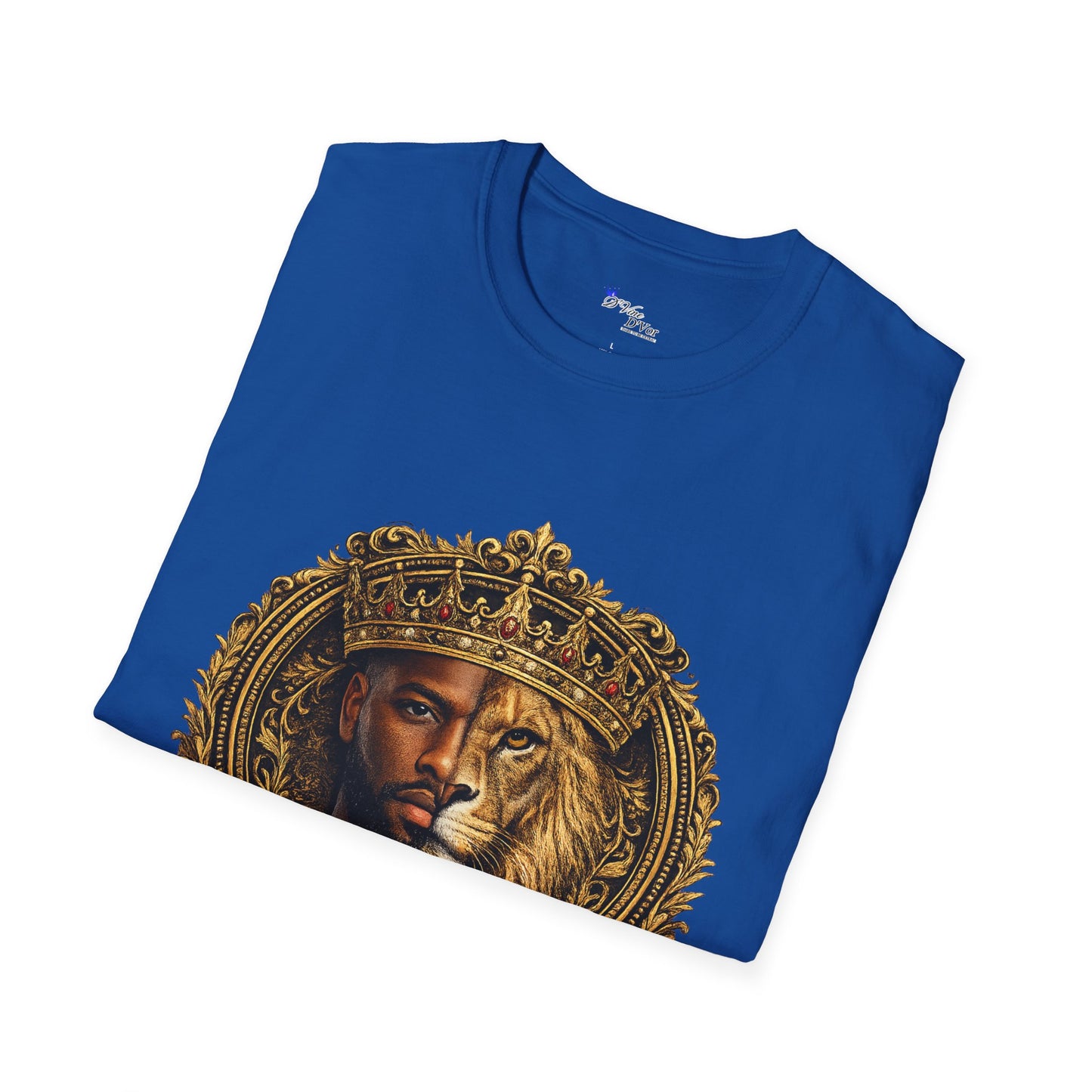 King of All Kings T-Shirt — Regal Lion & Crown Christian Faith Tee