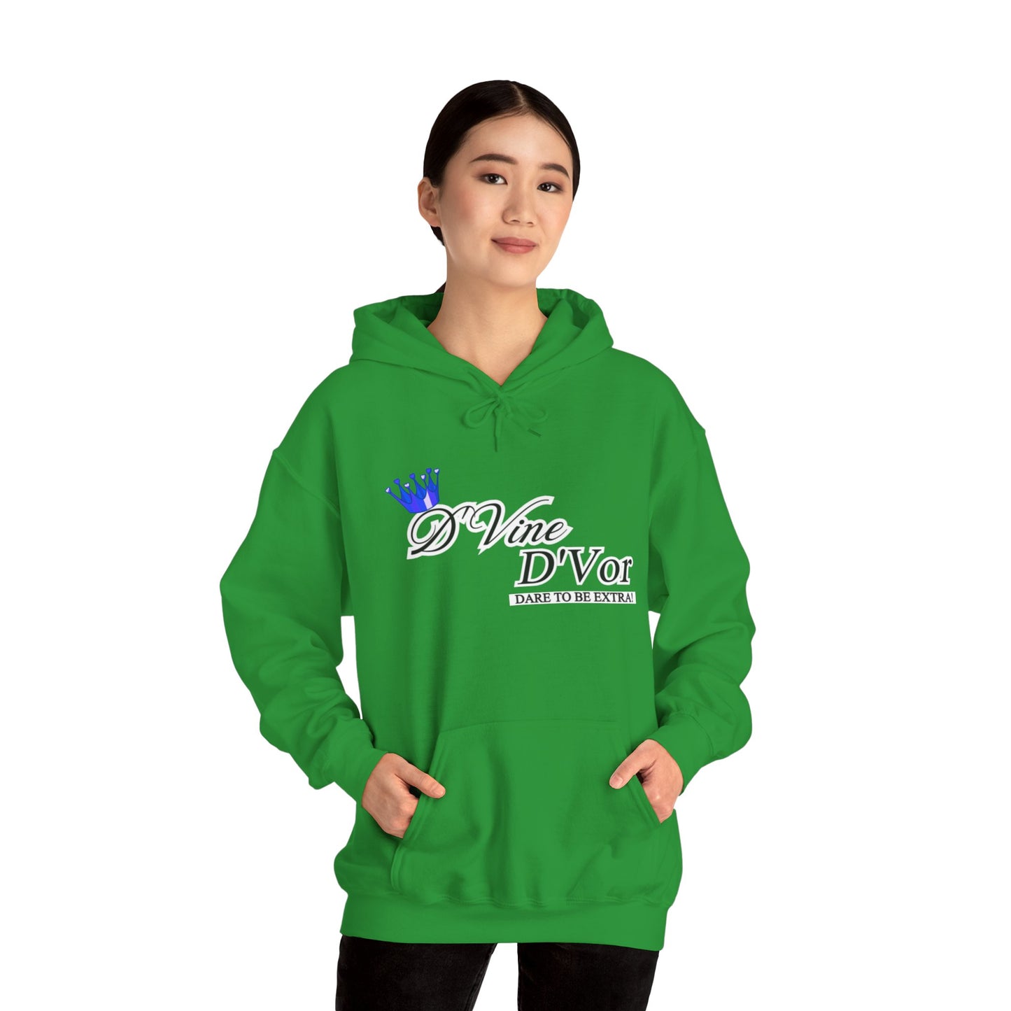 DVine DVor Dare to Be Extra Crown Logo Pullover