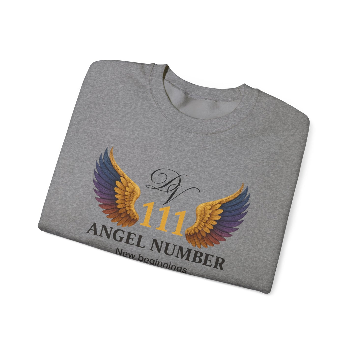 Angel Number 111 Spiritual Awakening Crewneck Manifestation & Alignment