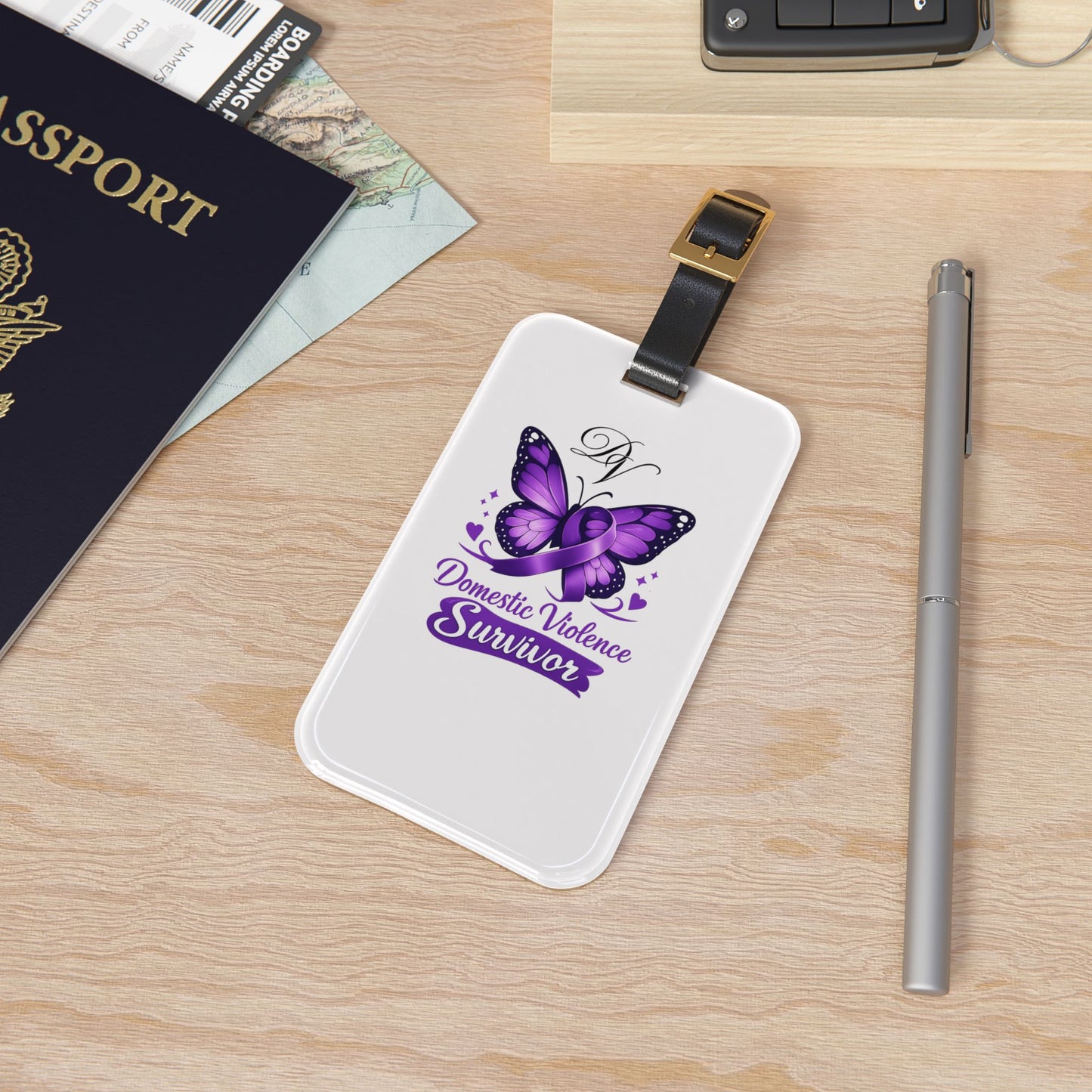 Domestic Violence Survivor Luggage Tag