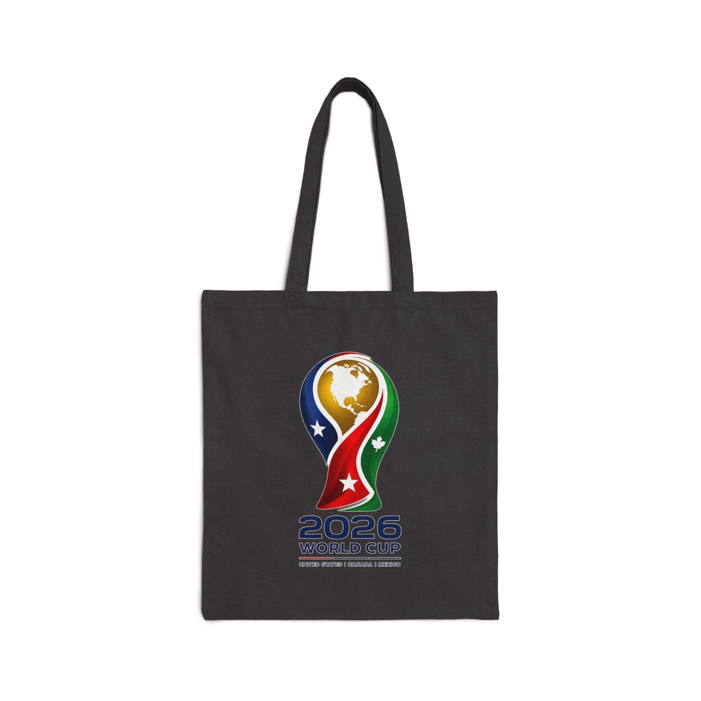 2026 World Cup Cotton Tote Bag – Soccer Fan Canvas Shopper