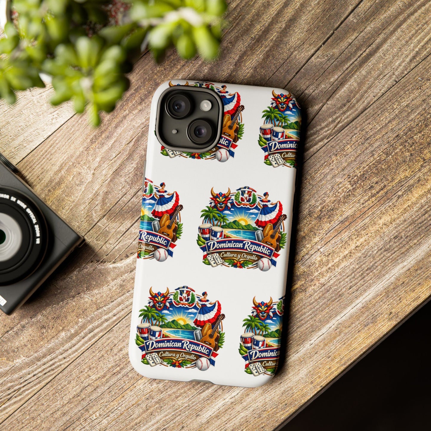 Dominican Republic Tropical Patriot Travel iPhone Cover