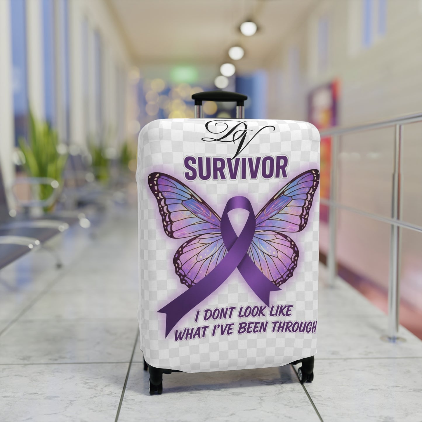 Survivor Luggage Cover I Don’t Look Like What I’ve Been Through