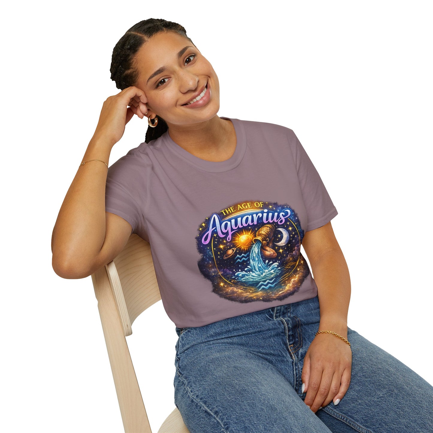 The Age of Aquarius Celestial Water-Bearer Tee