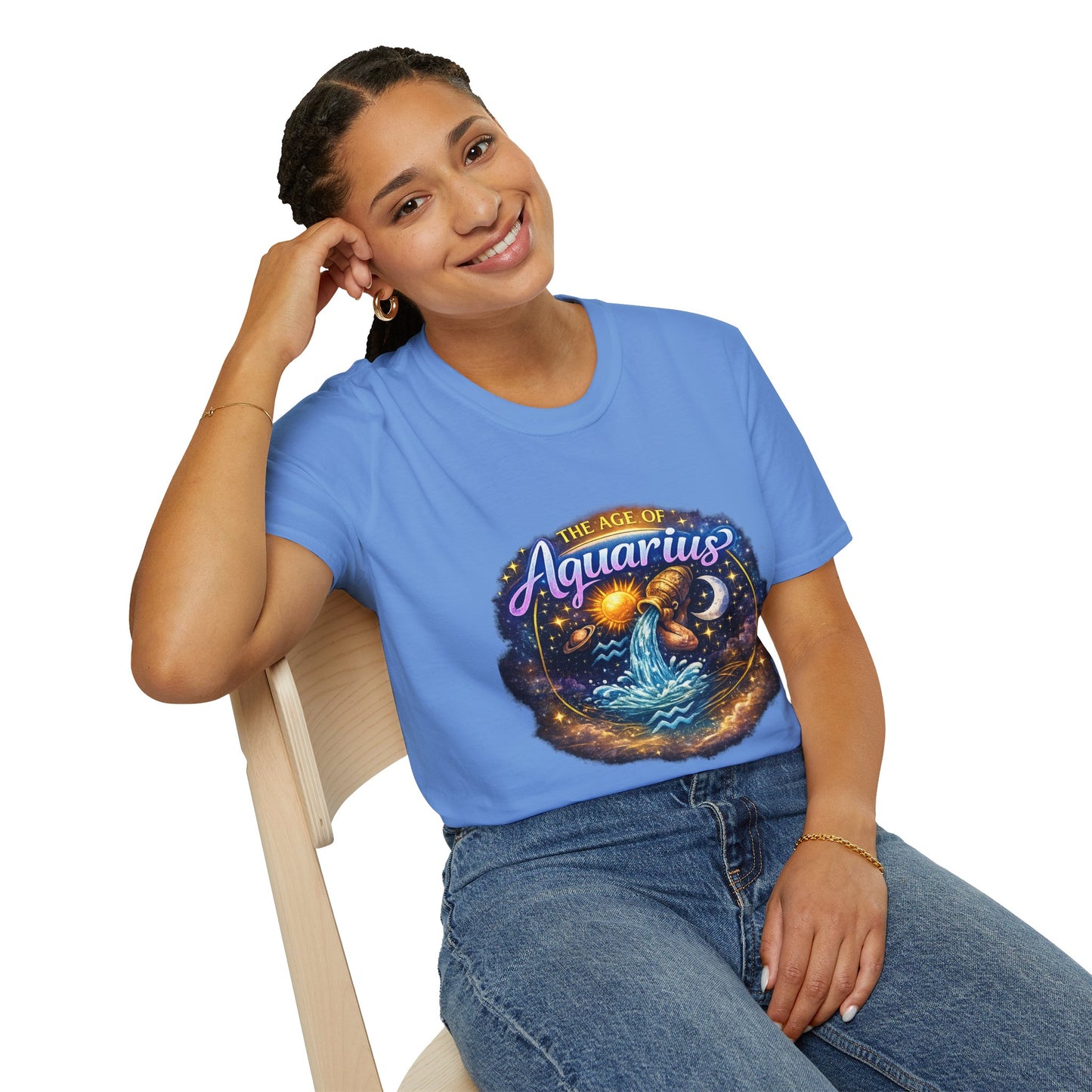 The Age of Aquarius Celestial Water-Bearer Tee