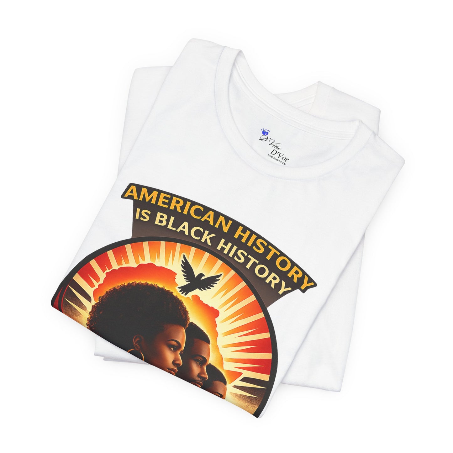 History Tee — "American History Is Black History" Graphic T-Shirt