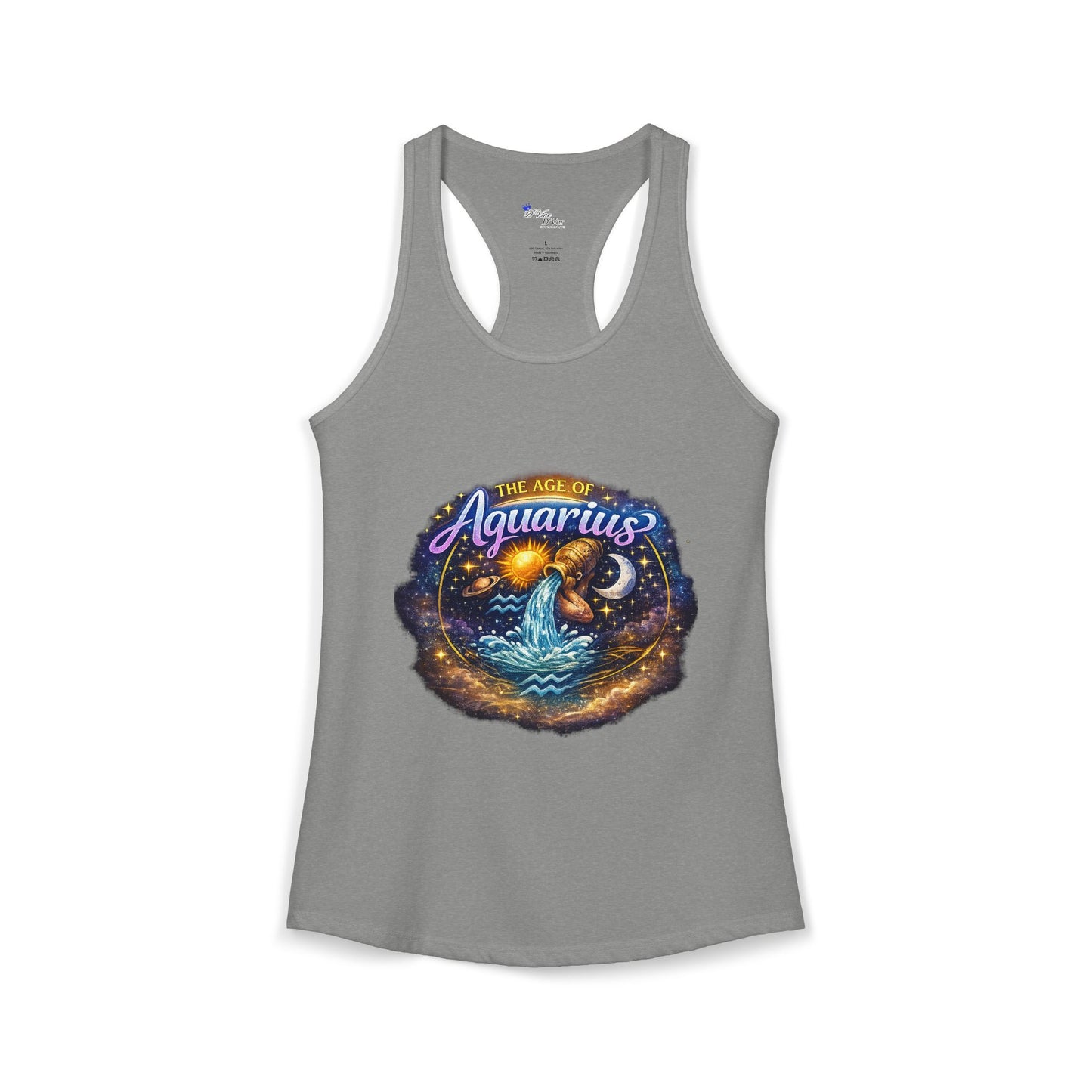 Womens Age of aqaurius Racerback Tank