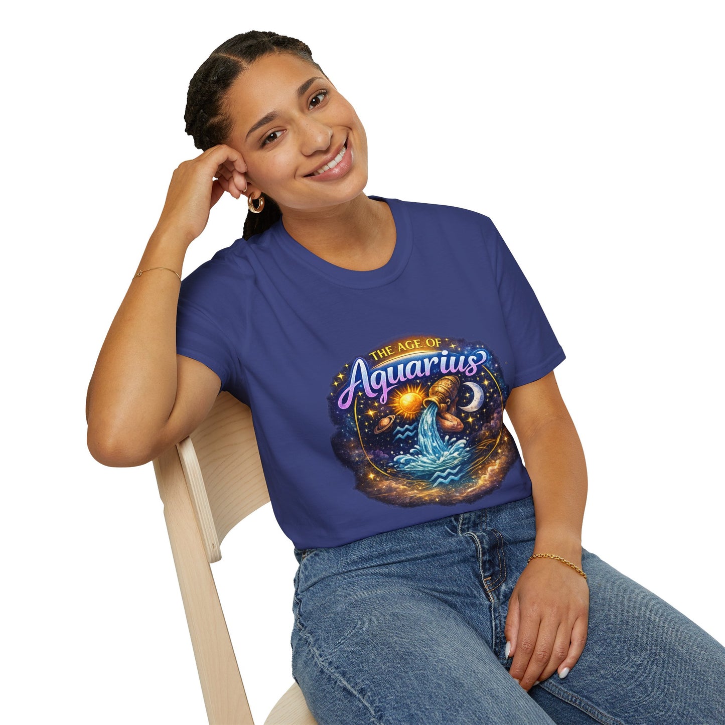 The Age of Aquarius Celestial Water-Bearer Tee