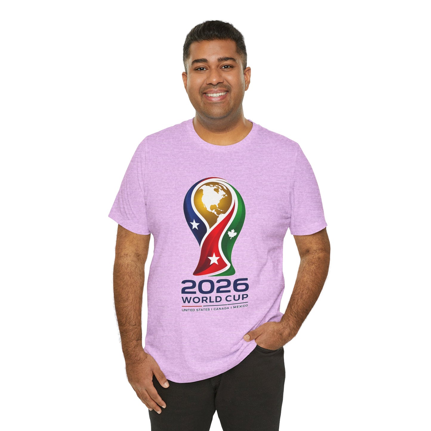 2026 World Cup Logo T‑Shirt – USA / Canada / Mexico Soccer Tee