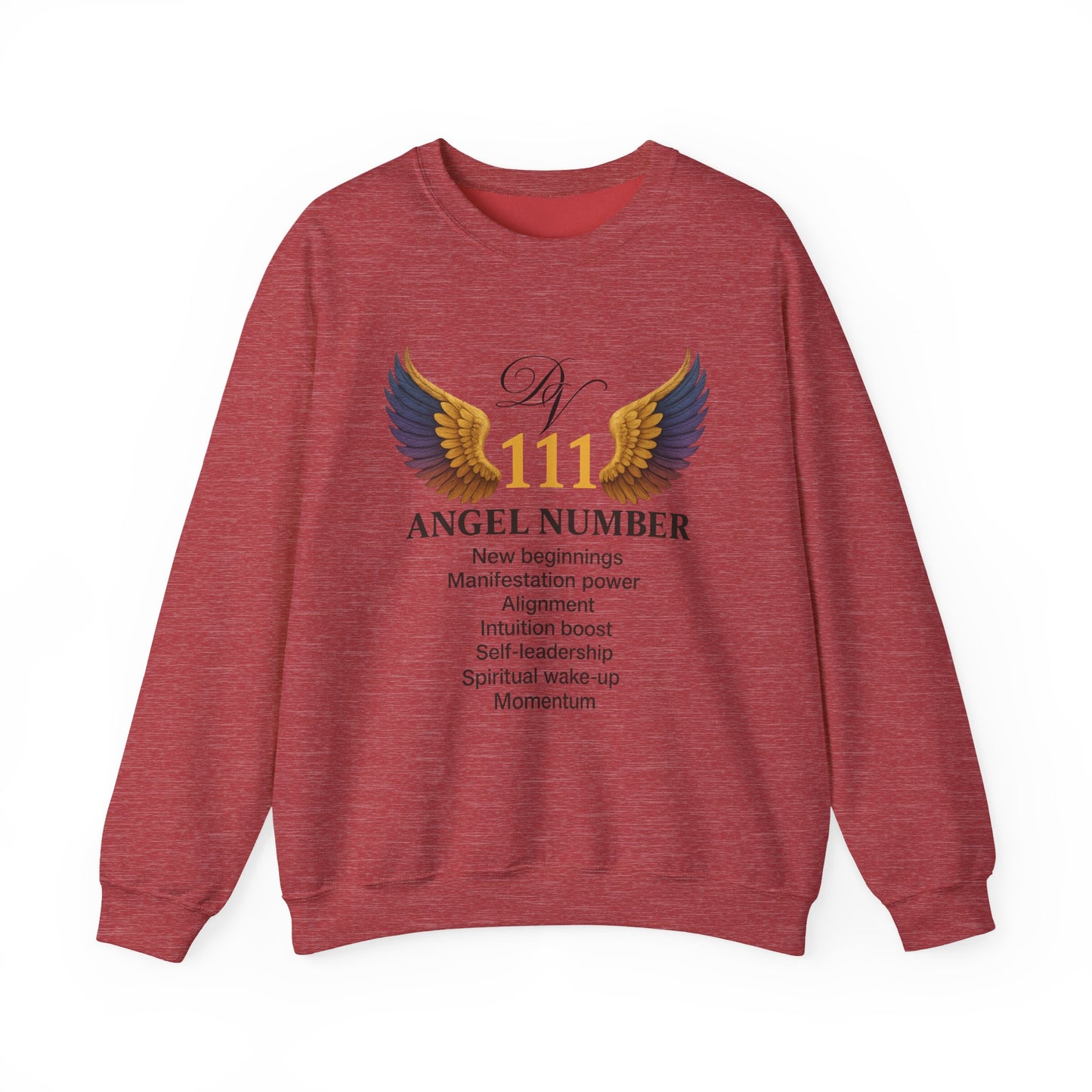 Angel Number 111 Spiritual Awakening Crewneck Manifestation & Alignment