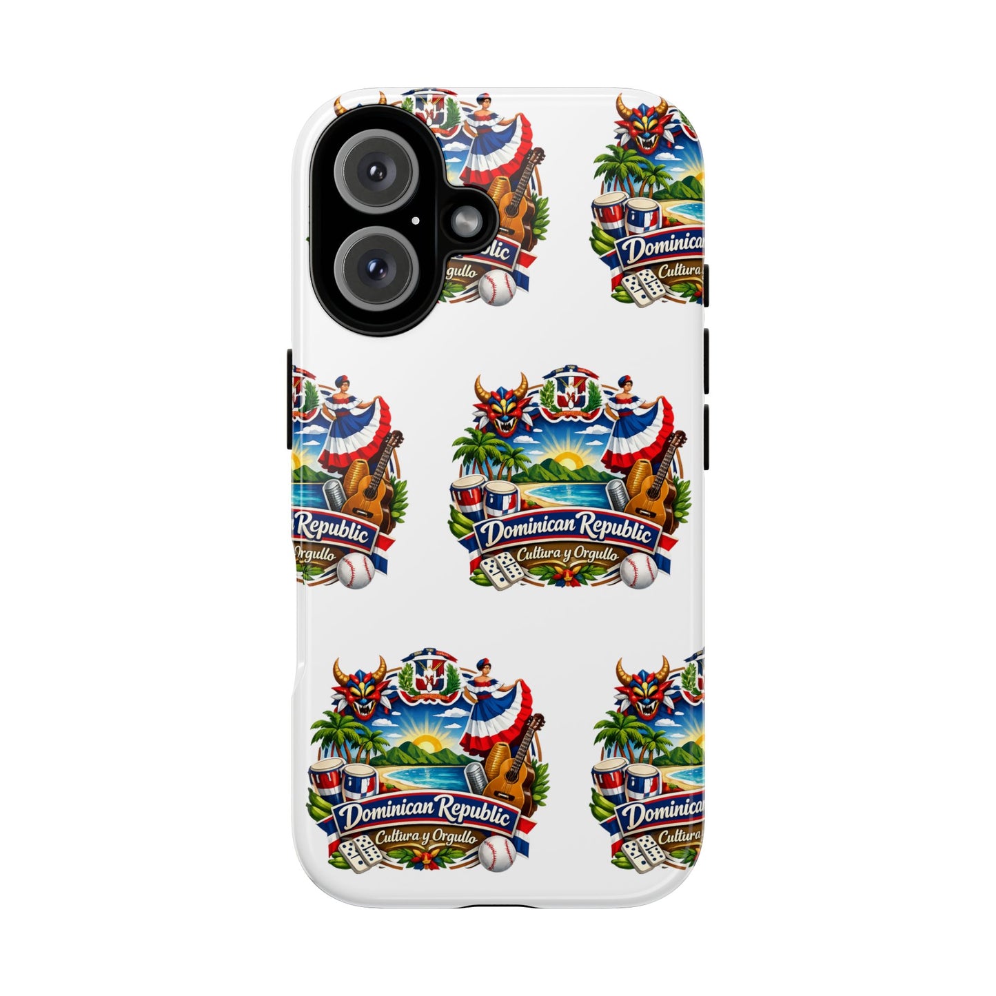 Dominican Republic Tropical Patriot Travel iPhone Cover