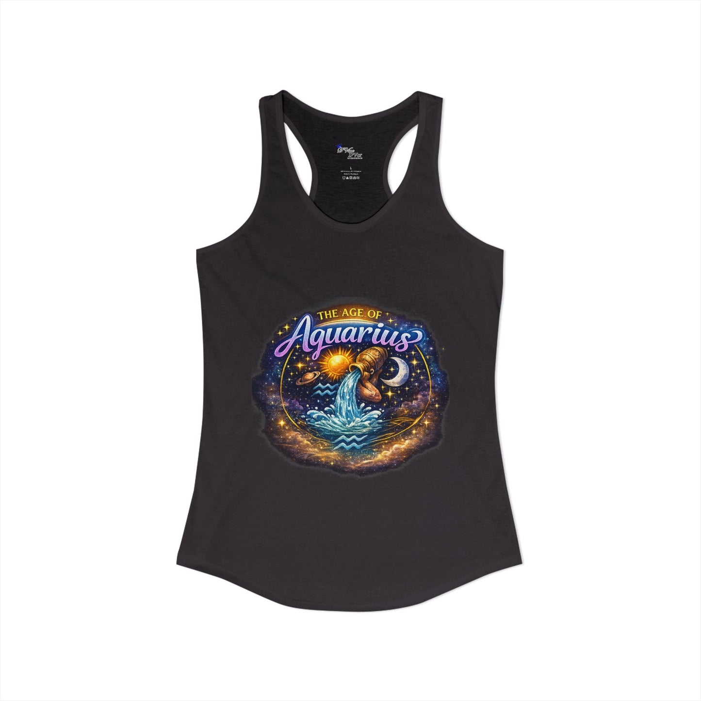 Womens Age of aqaurius Racerback Tank