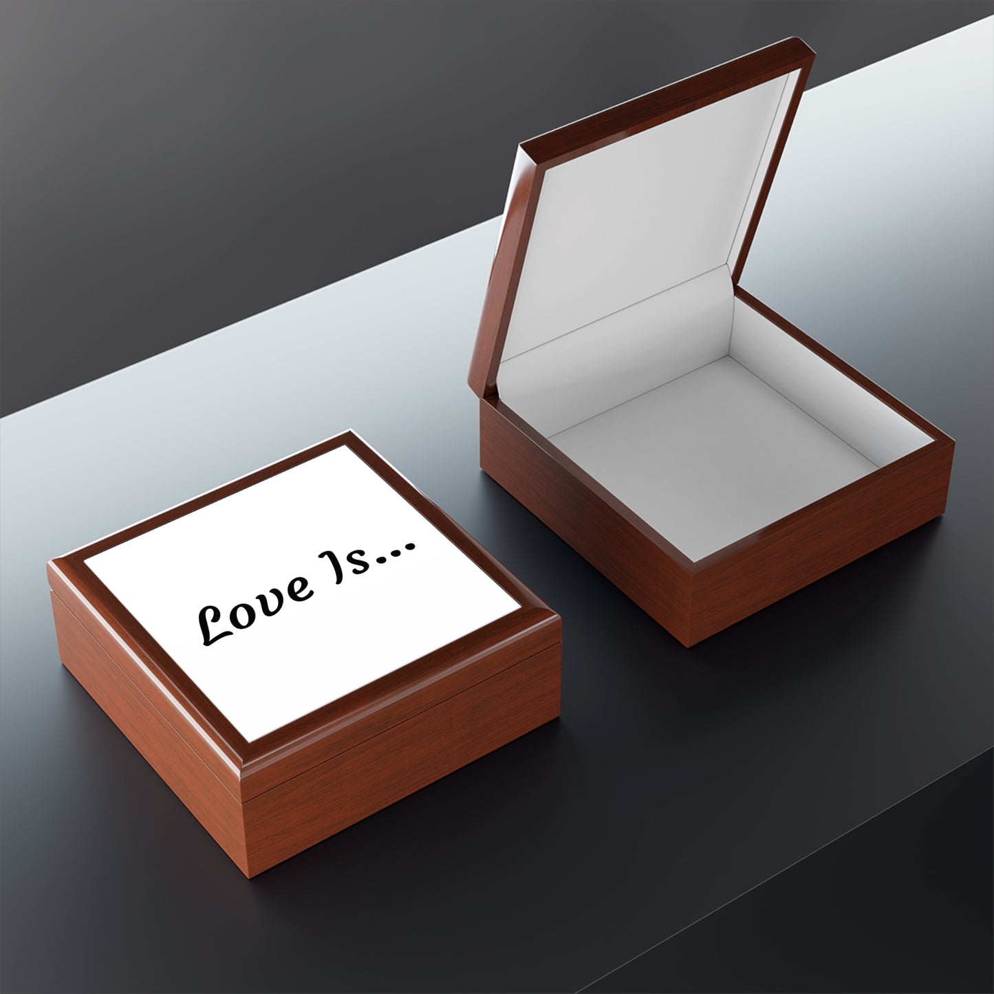 Love Is... Jewelry Box – Romantic Keepsake Gift for Couples