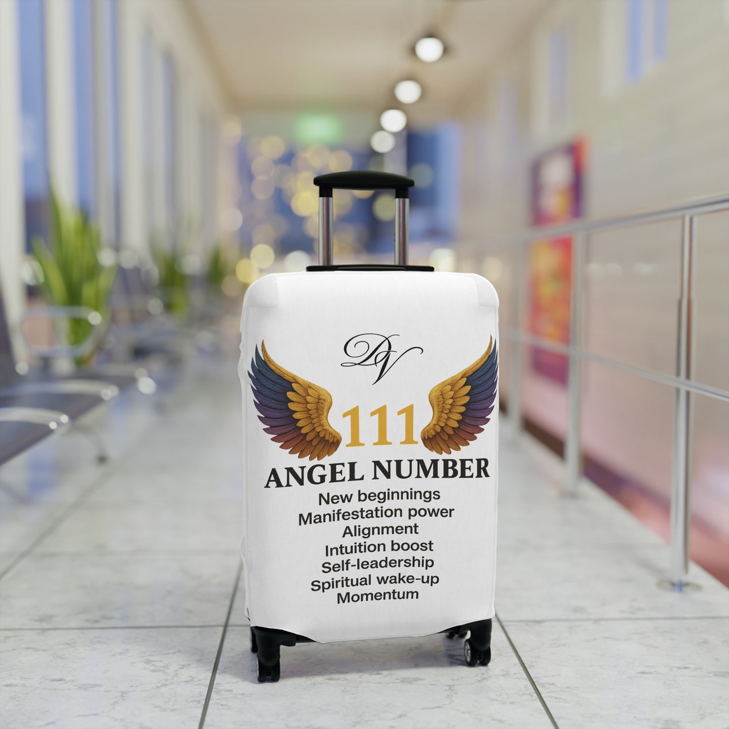 111 Angel Number Luggage Cover