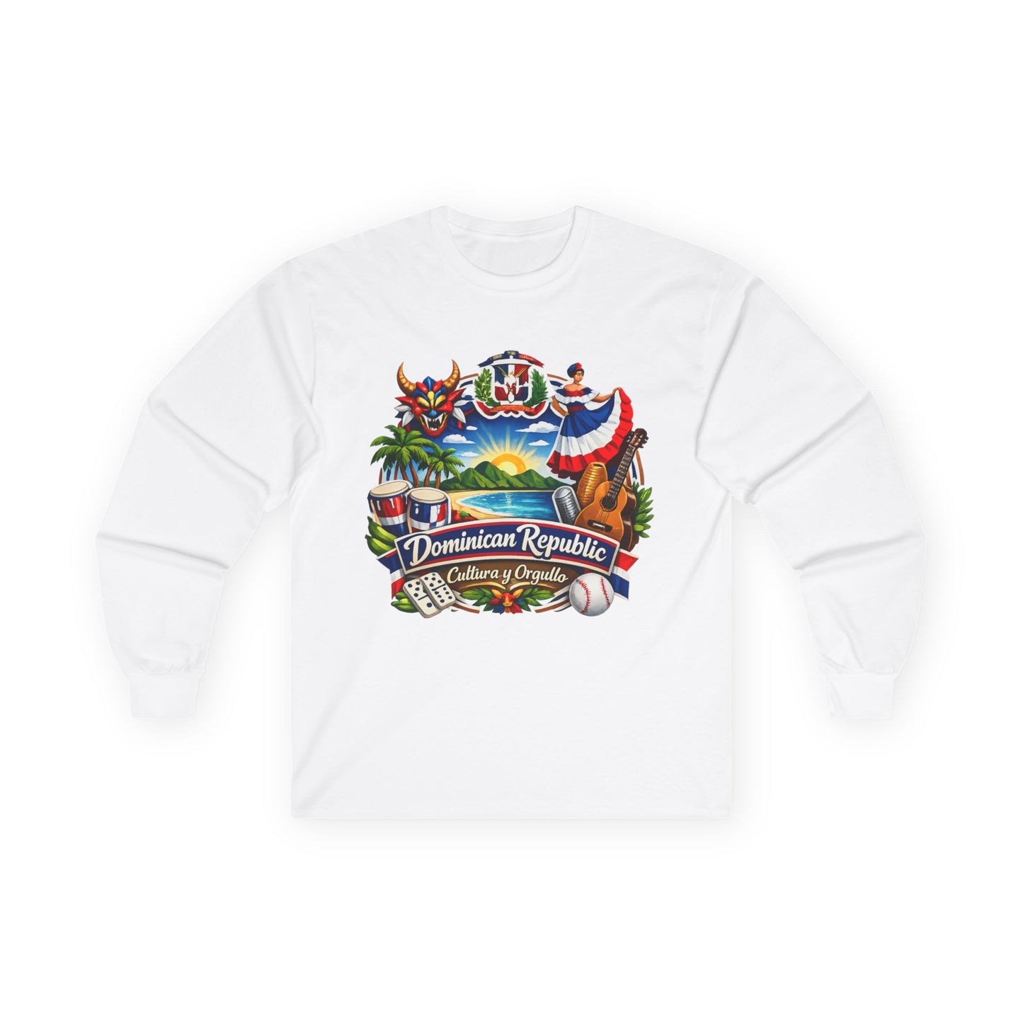 Dominican Republic Vintage Travel Long Sleeve Tee