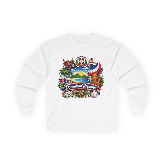 Dominican Republic Vintage Travel Long Sleeve Tee
