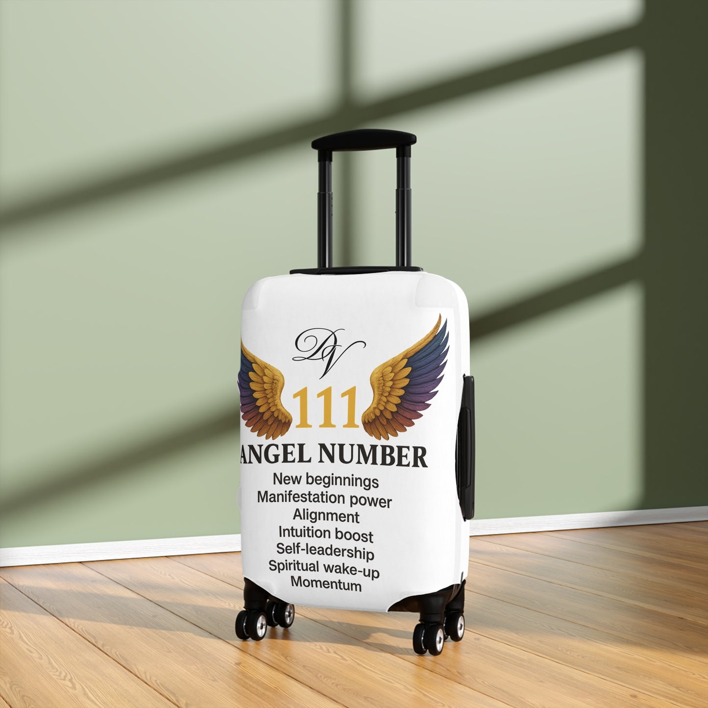 111 Angel Number Luggage Cover