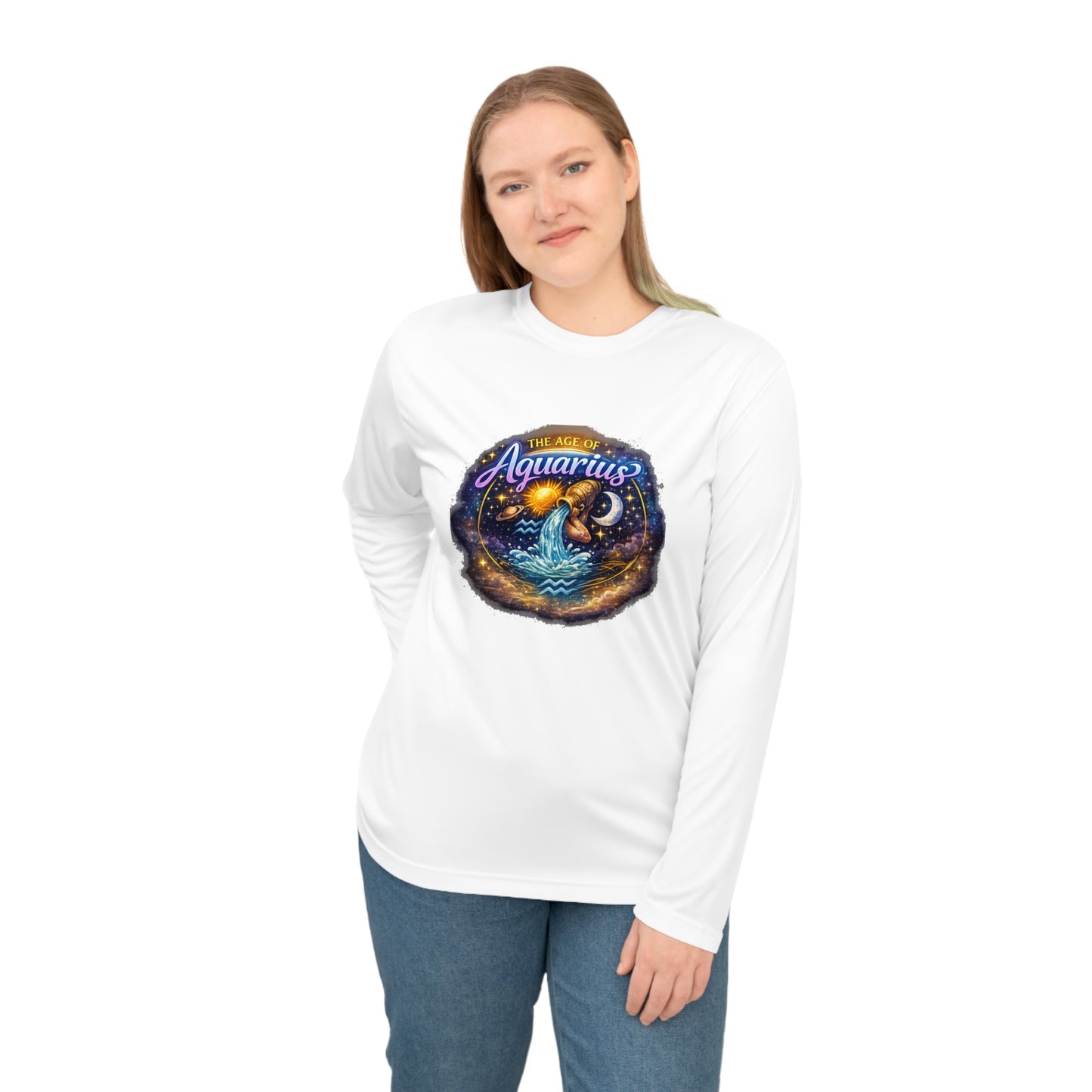 Aquarius Zodiac Long Sleeve Shirt