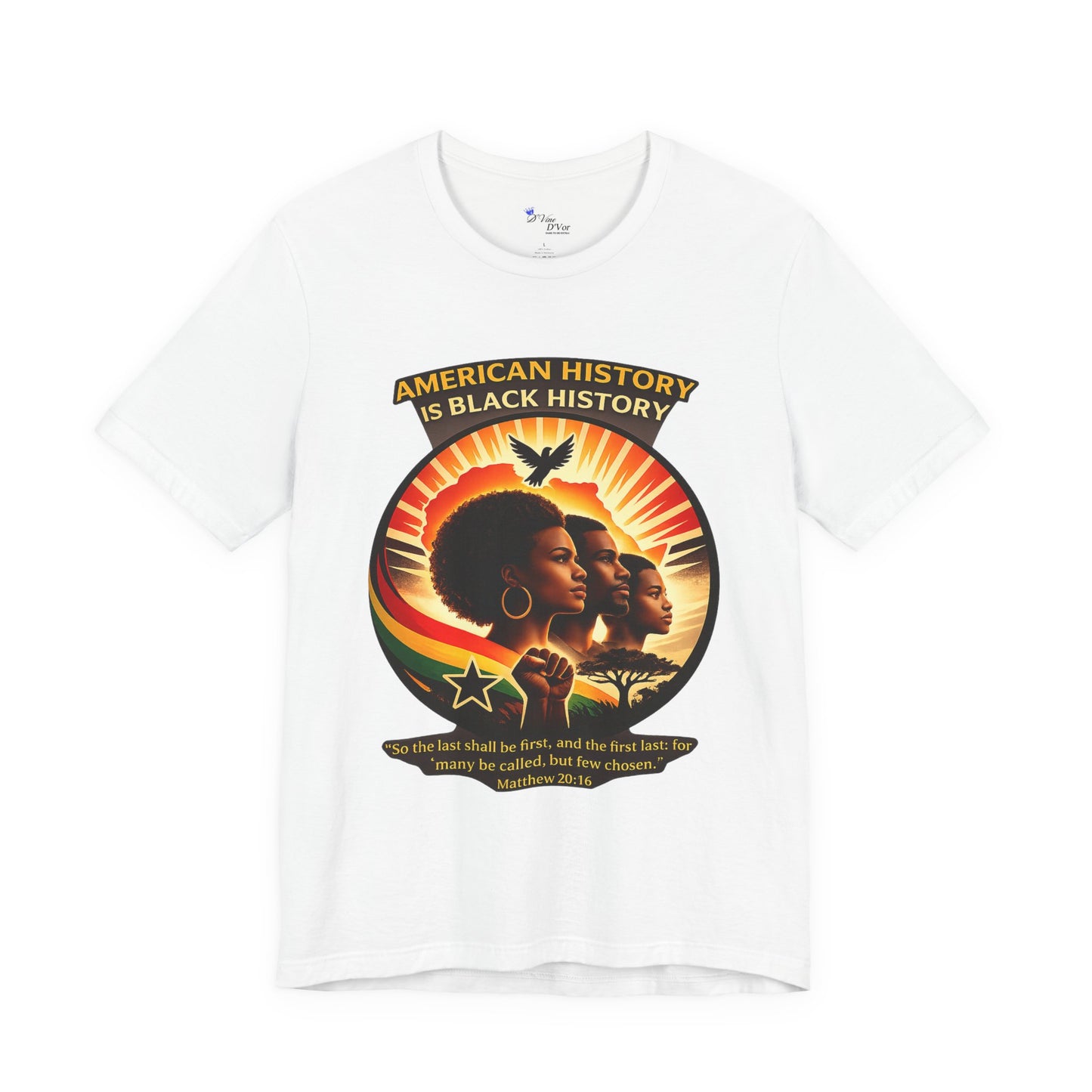History Tee — "American History Is Black History" Graphic T-Shirt