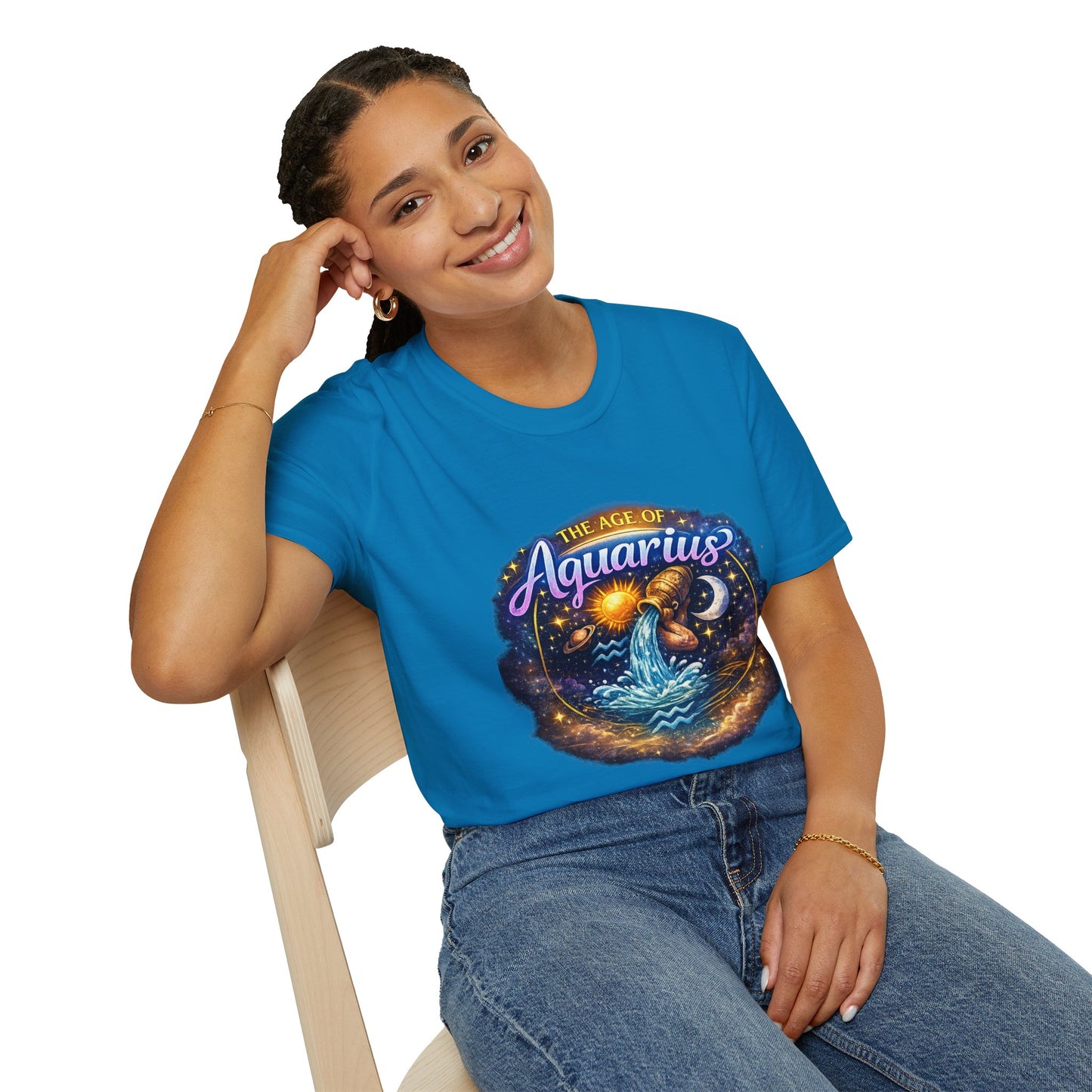 The Age of Aquarius Celestial Water-Bearer Tee