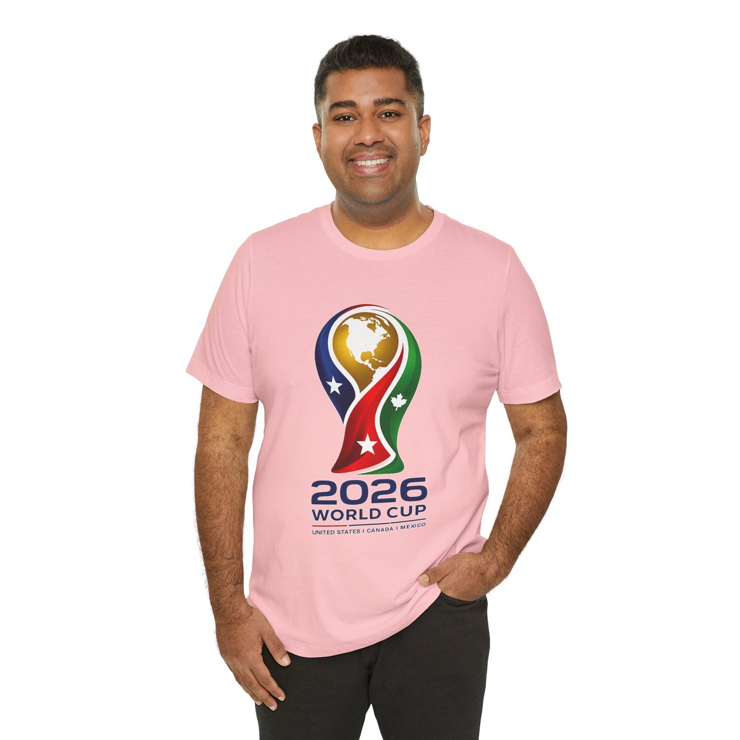 2026 World Cup Logo T‑Shirt – USA / Canada / Mexico Soccer Tee