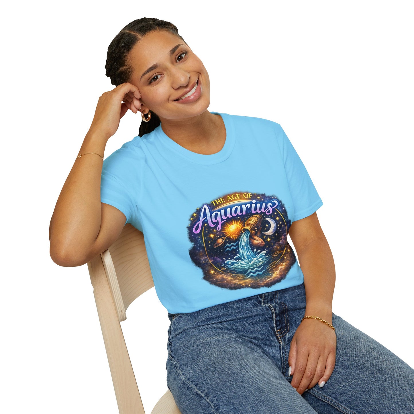 The Age of Aquarius Celestial Water-Bearer Tee