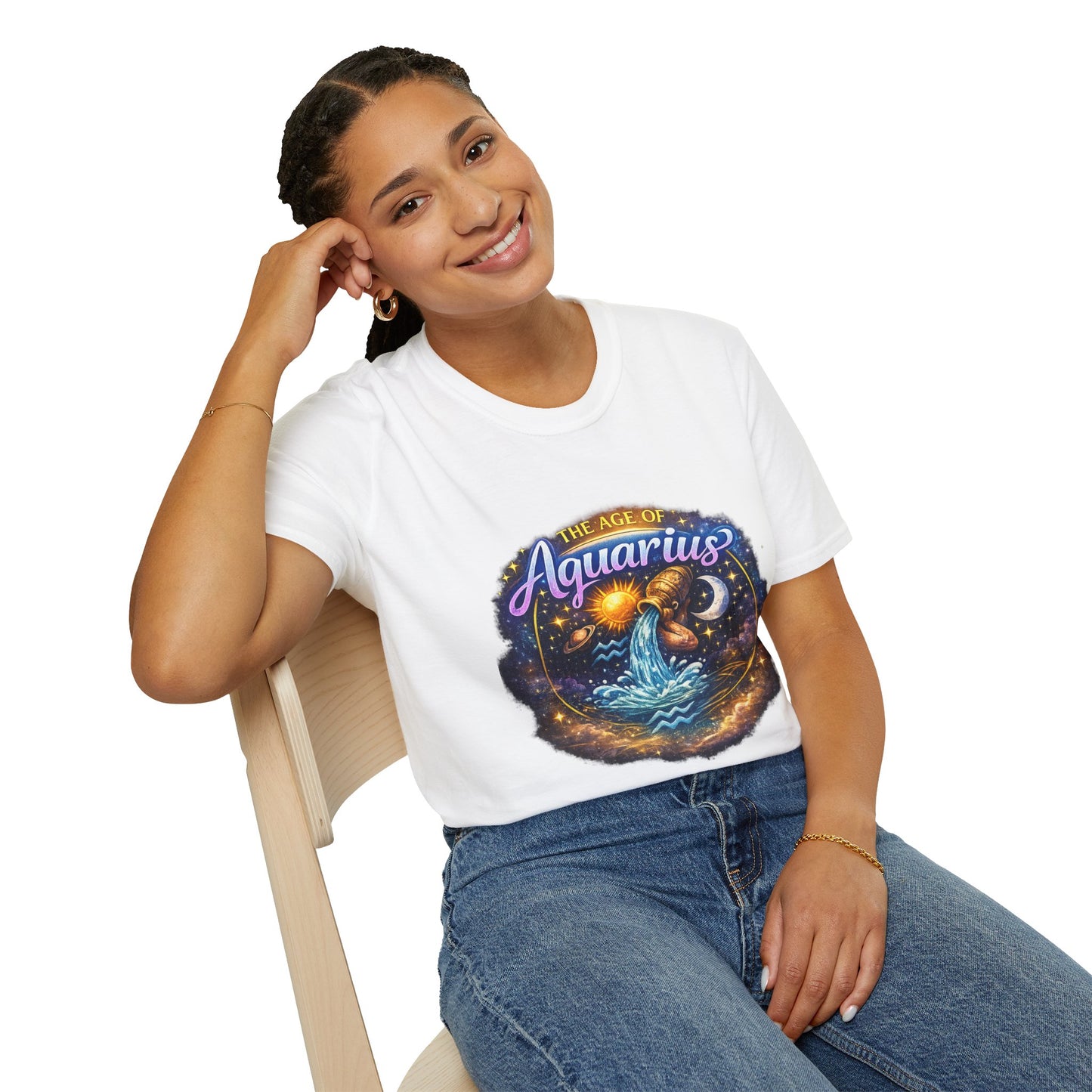 The Age of Aquarius Celestial Water-Bearer Tee
