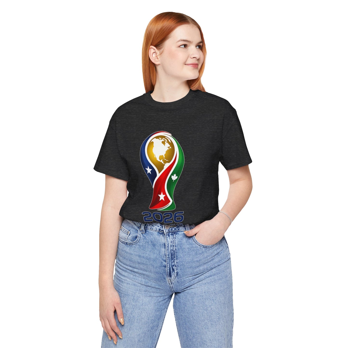 2026 World Cup Logo T‑Shirt – USA / Canada / Mexico Soccer Tee