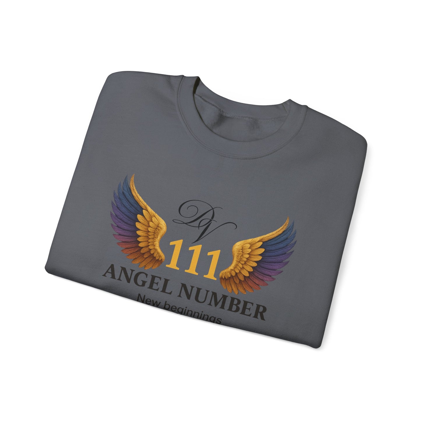 Angel Number 111 Spiritual Awakening Crewneck Manifestation & Alignment