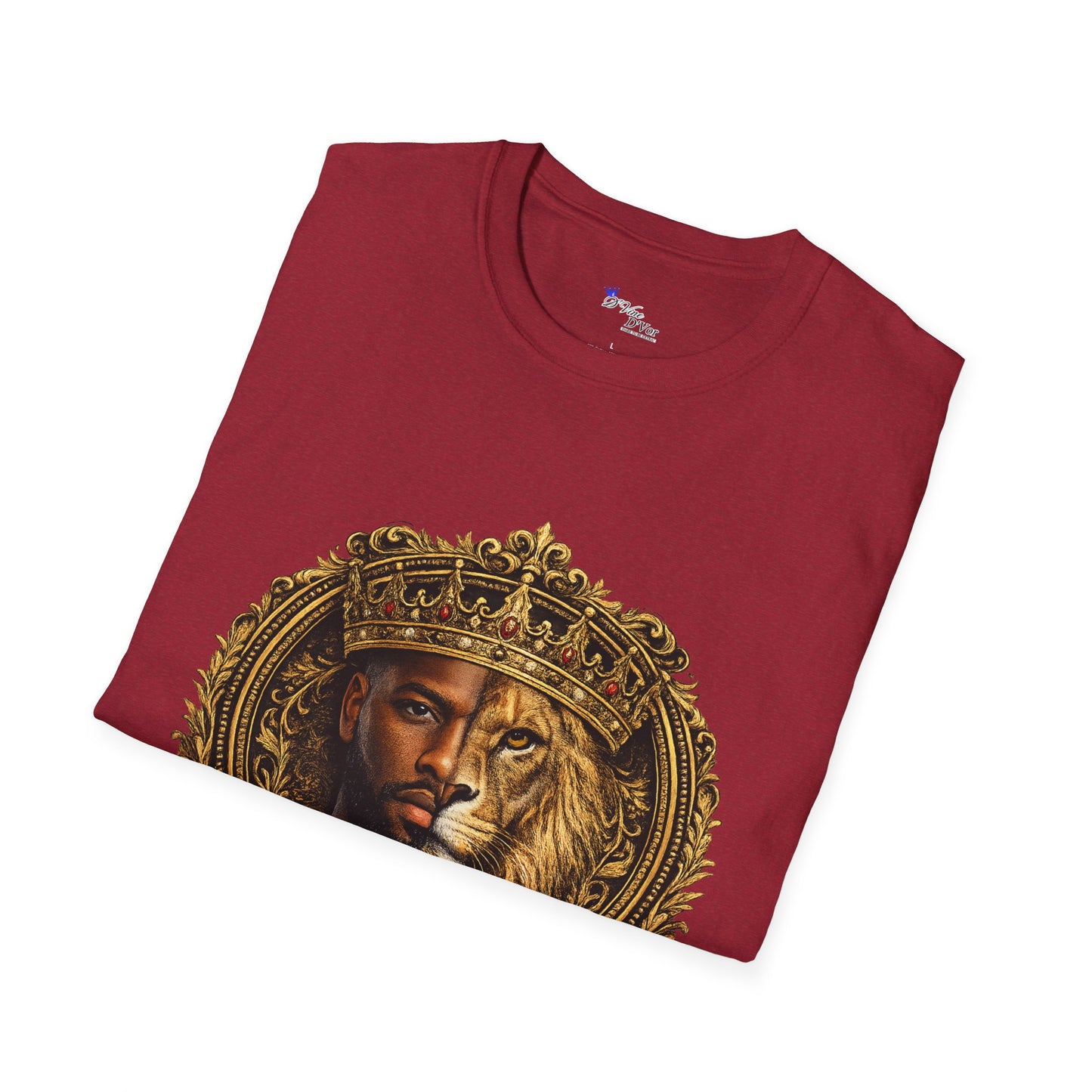 King of All Kings T-Shirt — Regal Lion & Crown Christian Faith Tee