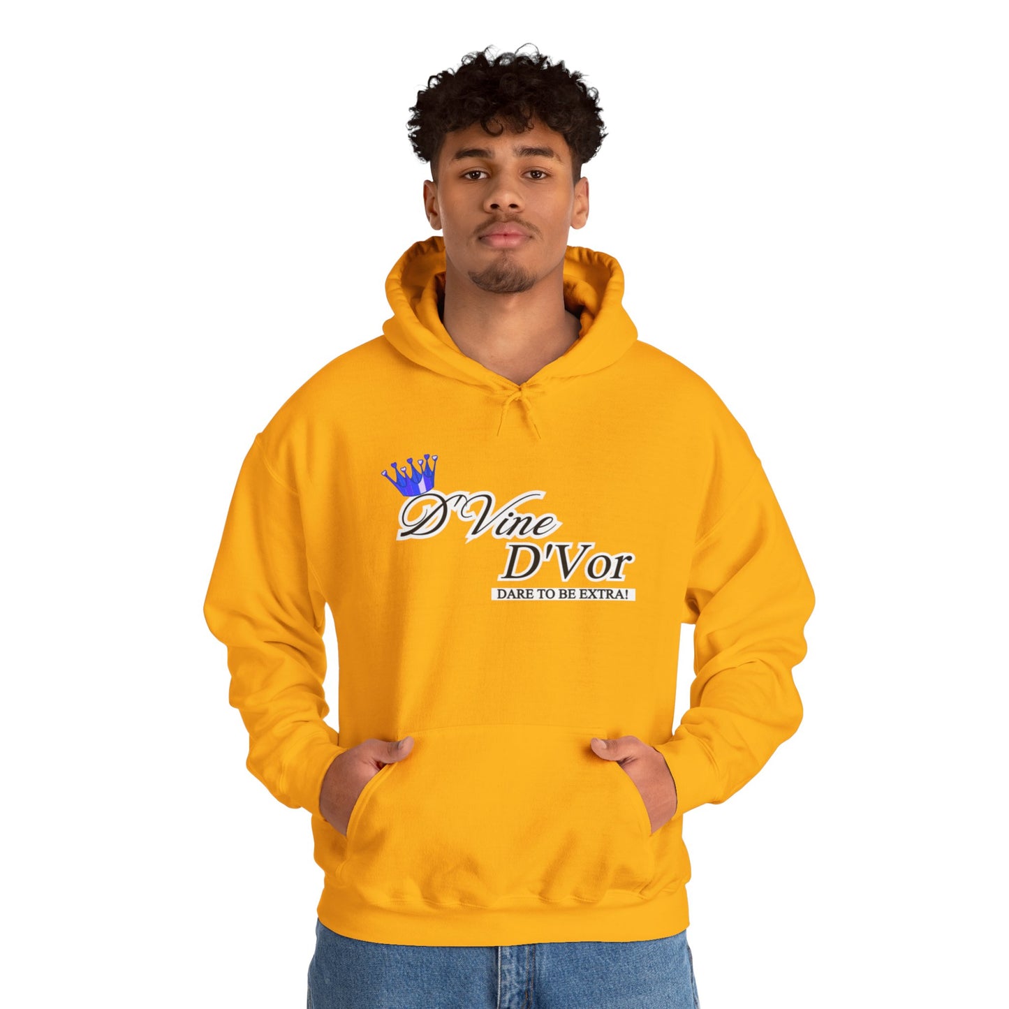 DVine DVor Dare to Be Extra Crown Logo Pullover