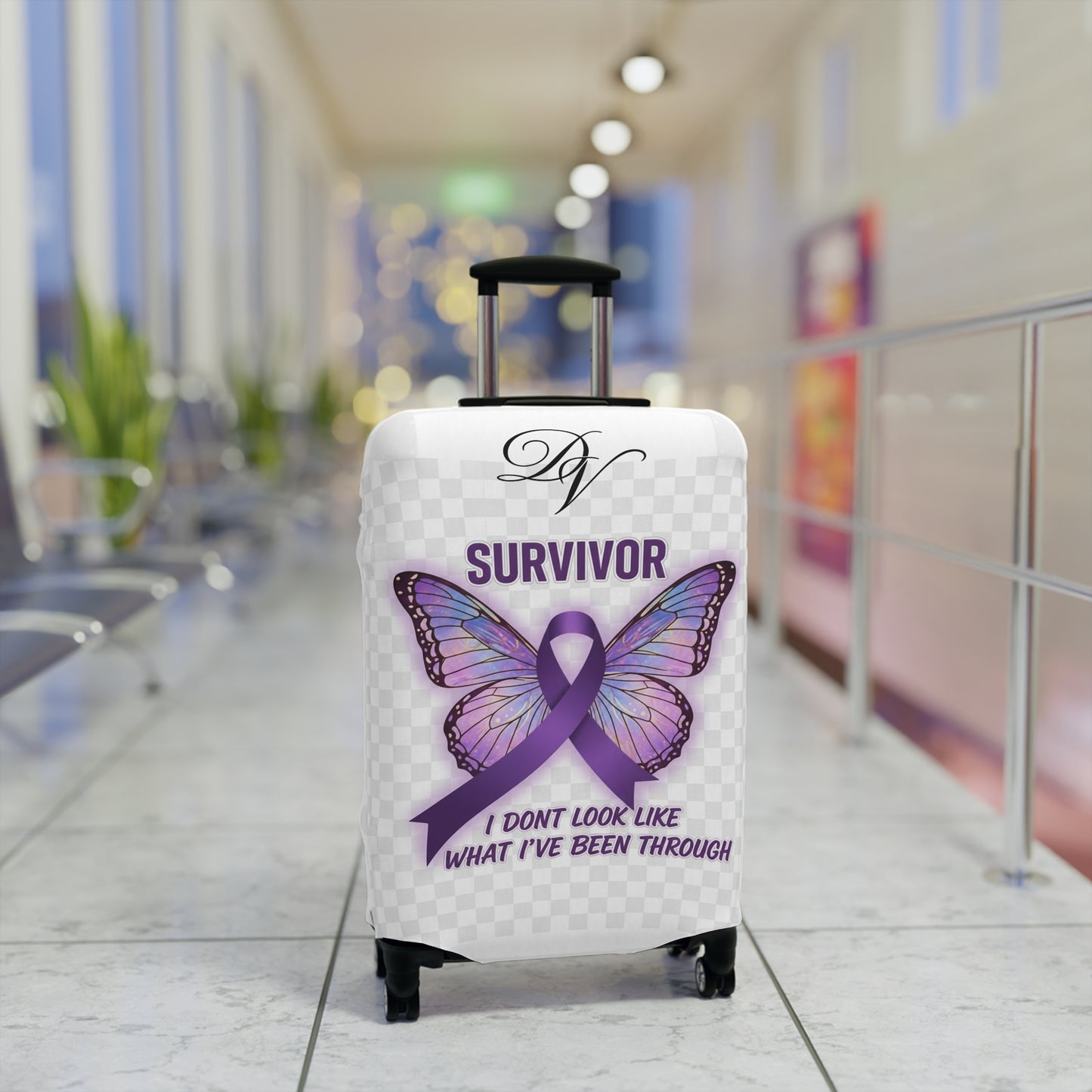 Survivor Luggage Cover I Don’t Look Like What I’ve Been Through