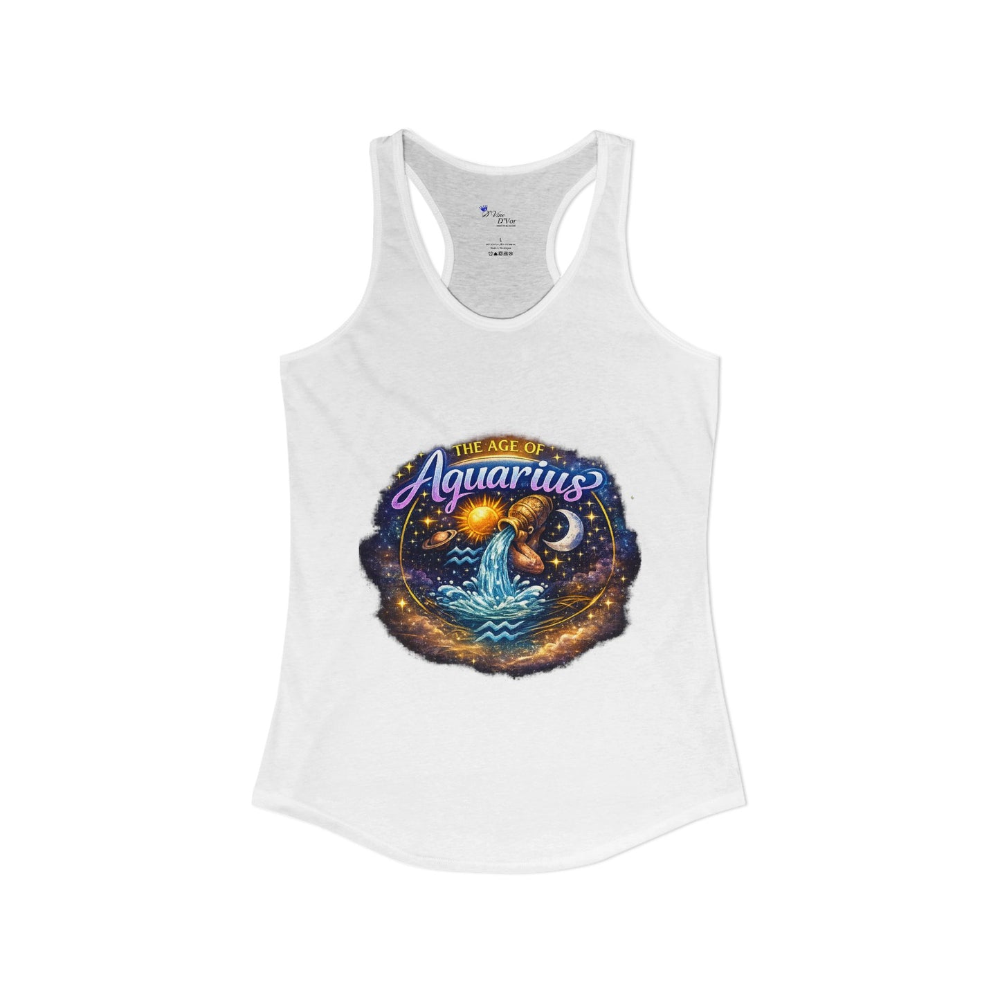 Womens Age of aqaurius Racerback Tank