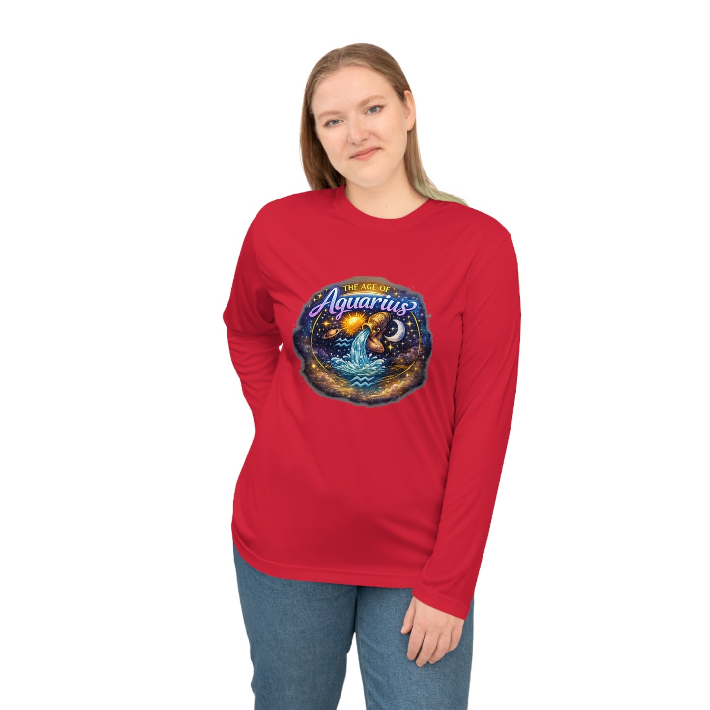 Aquarius Zodiac Long Sleeve Shirt