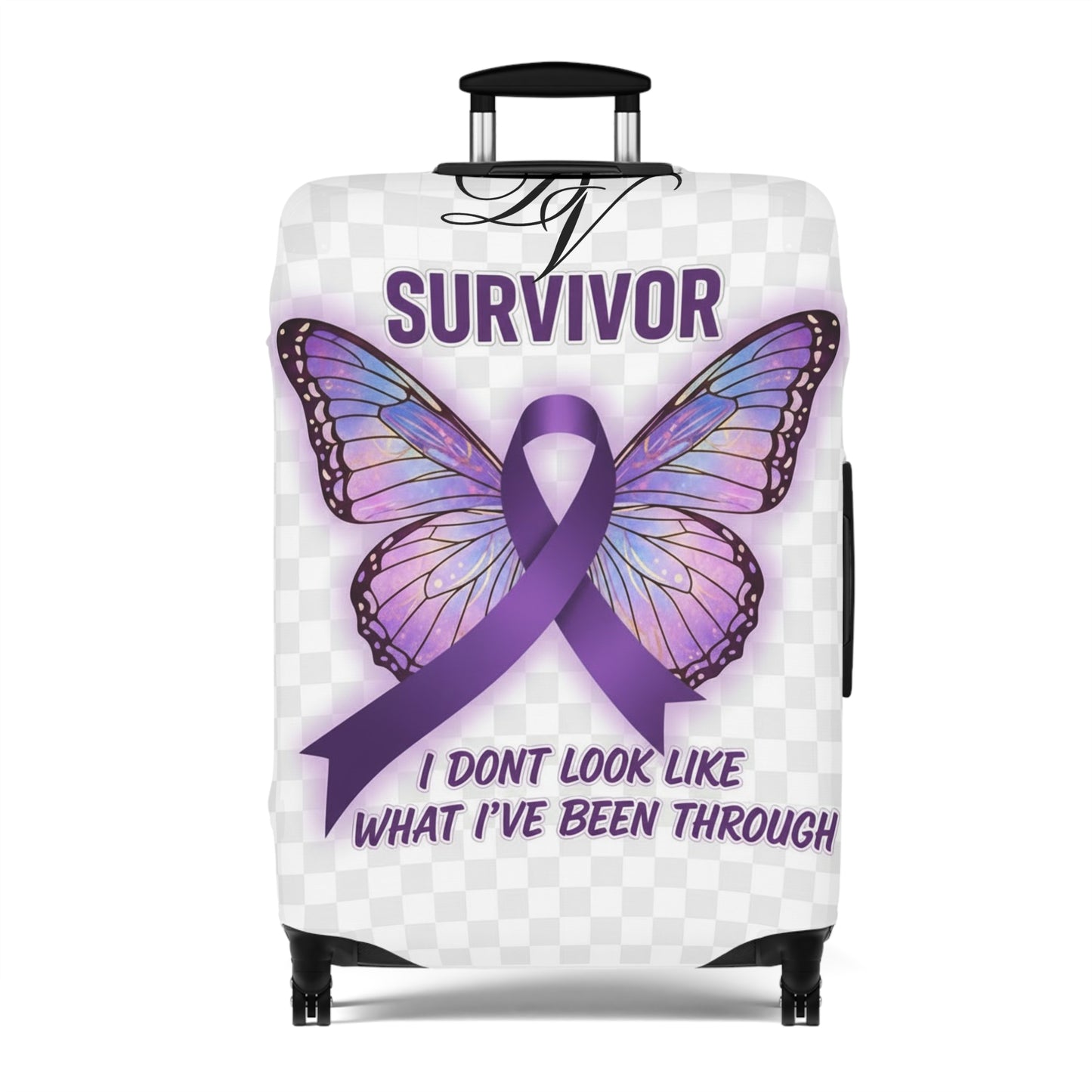 Survivor Luggage Cover I Don’t Look Like What I’ve Been Through