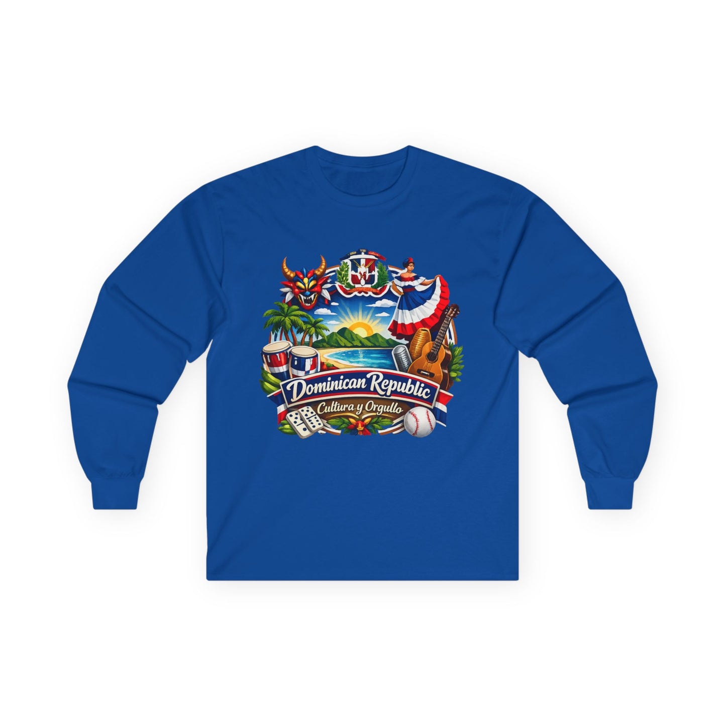 Dominican Republic Vintage Travel Long Sleeve Tee
